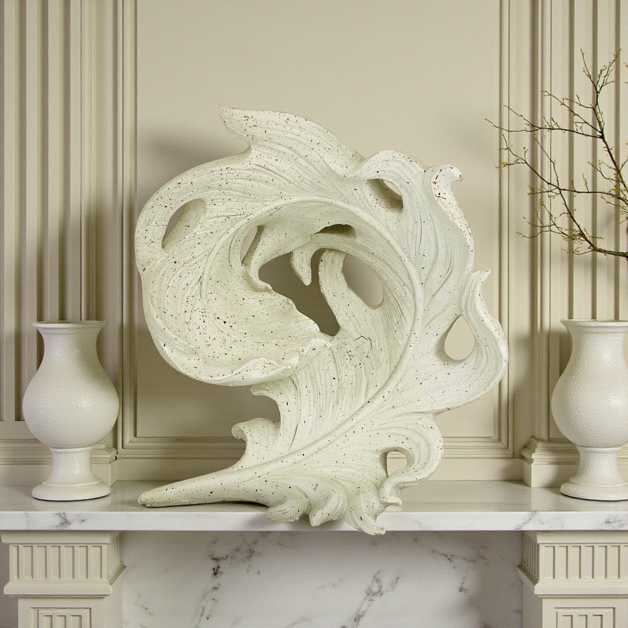 Leafy Showpiece Modern Decorative Sculpture
