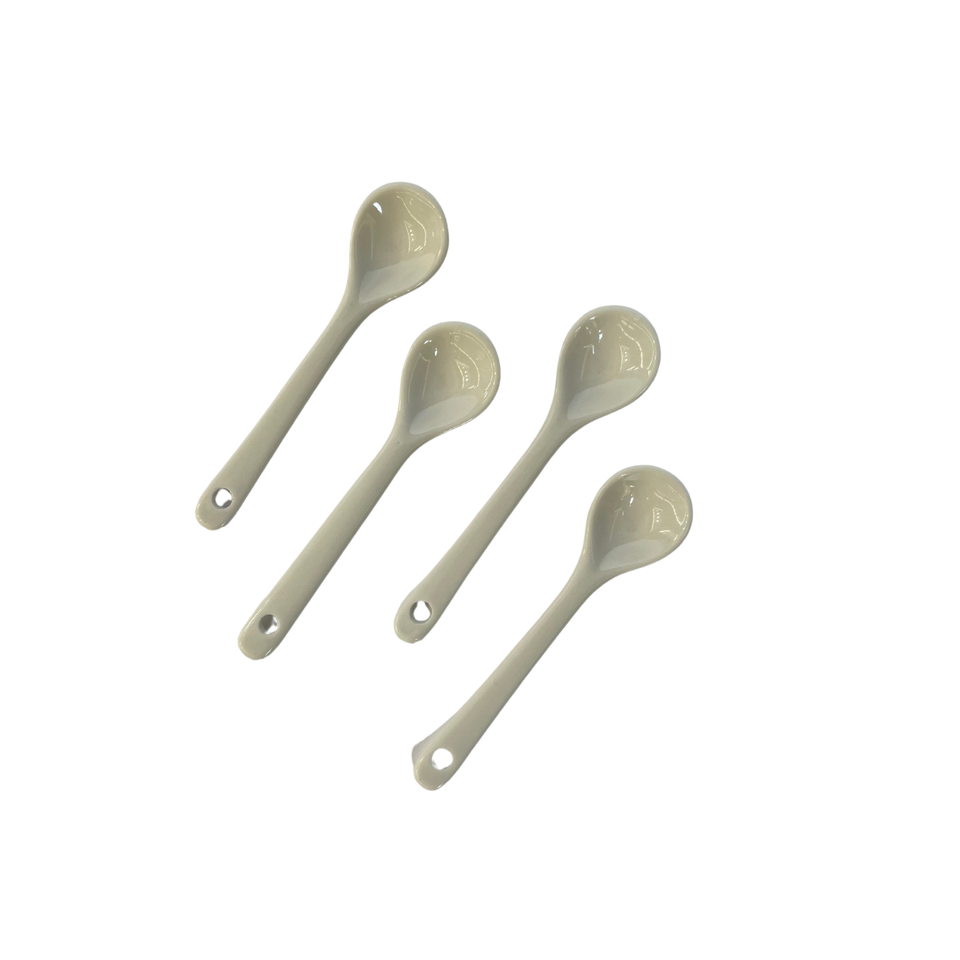 Classic Shell – White Ceramic Serving Bowl -Set Of 8