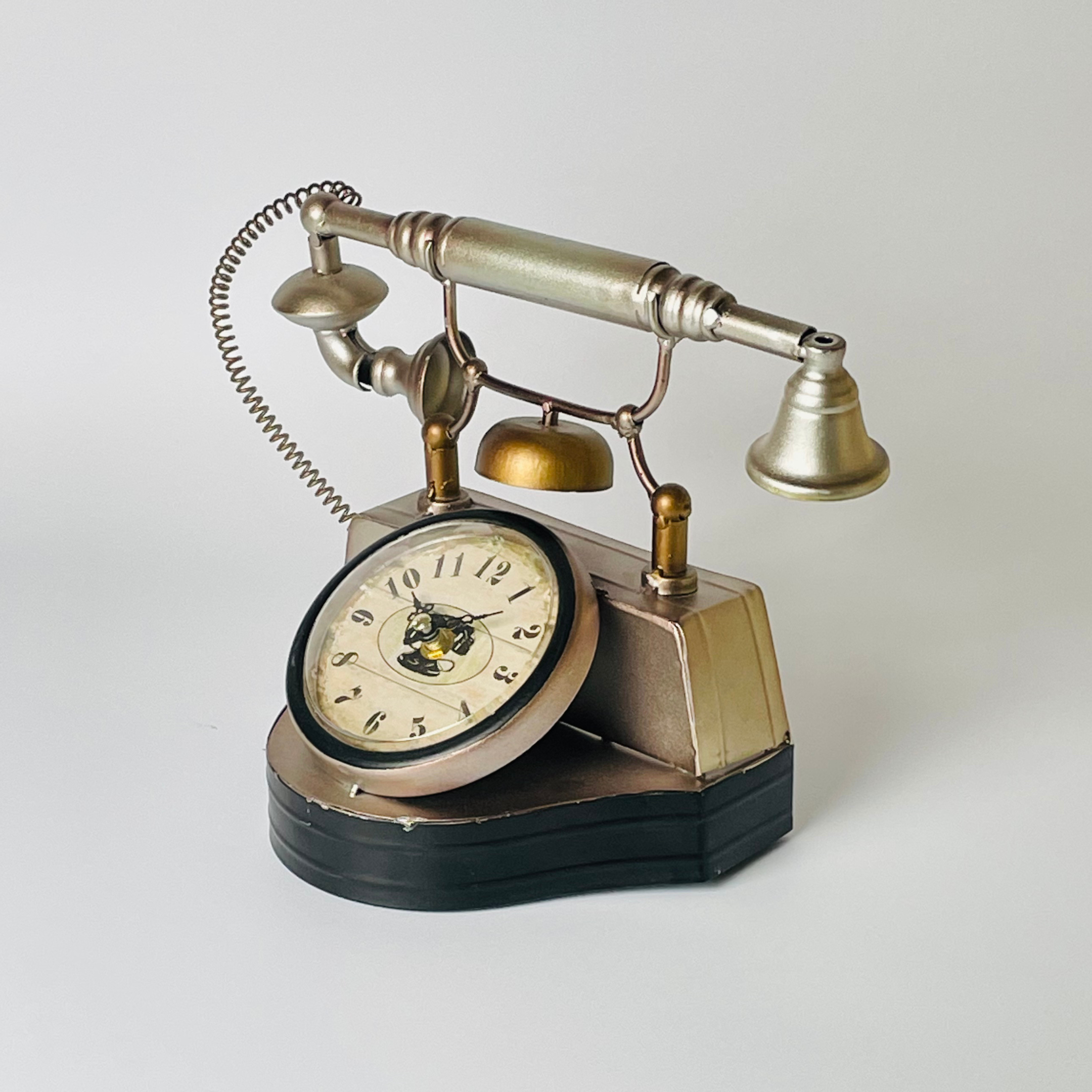 Elegant Decorative Telephone Table Clock