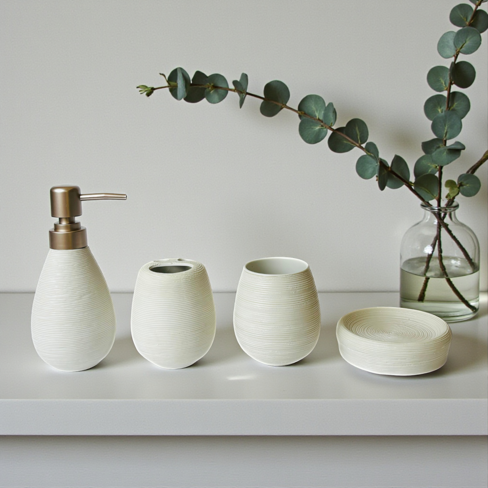 Opulent Touch Soap Dispenser Set Of 4