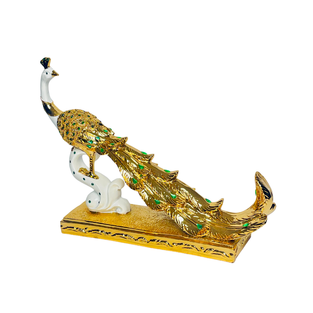 Elegant Peacock Modern Decorative Showpiece