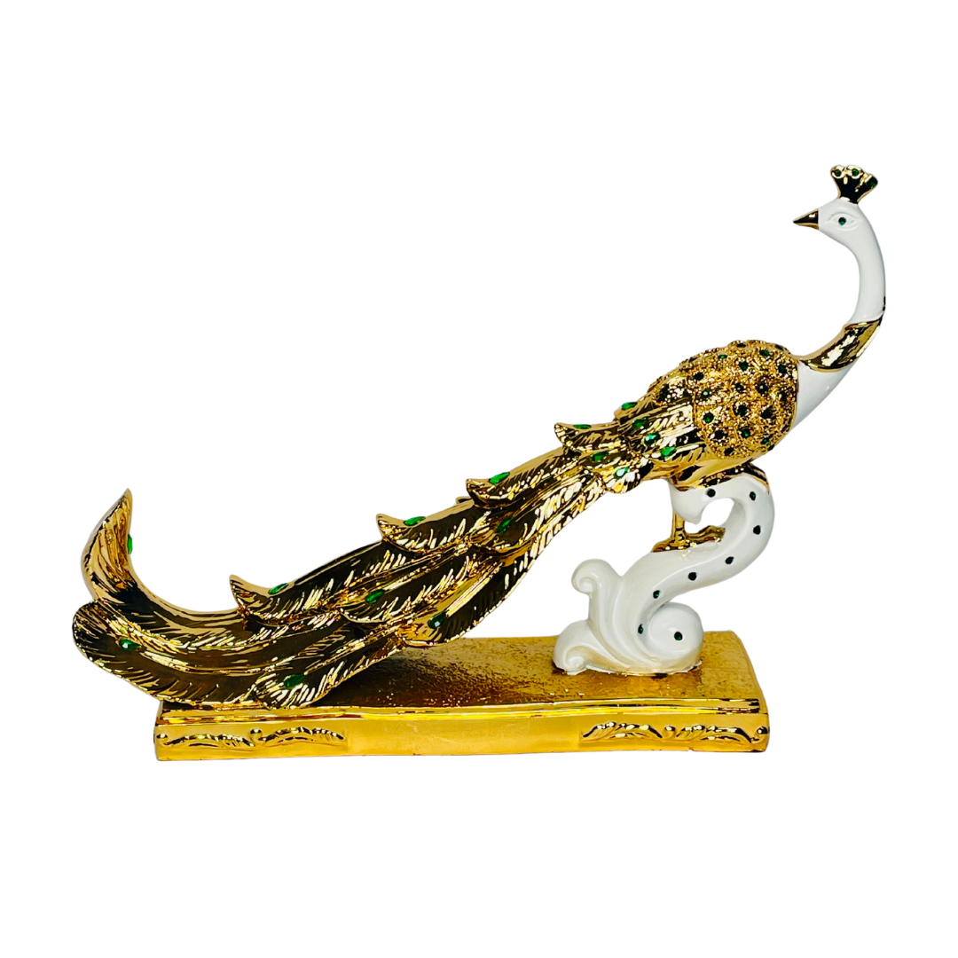 Elegant Peacock Modern Decorative Showpiece