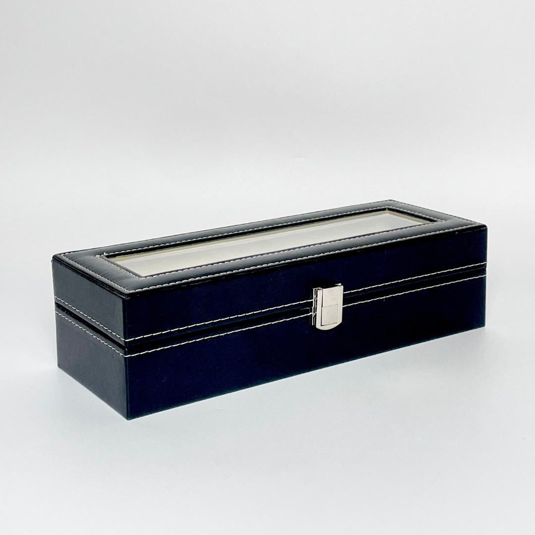Black Elegant Watch Storage Box