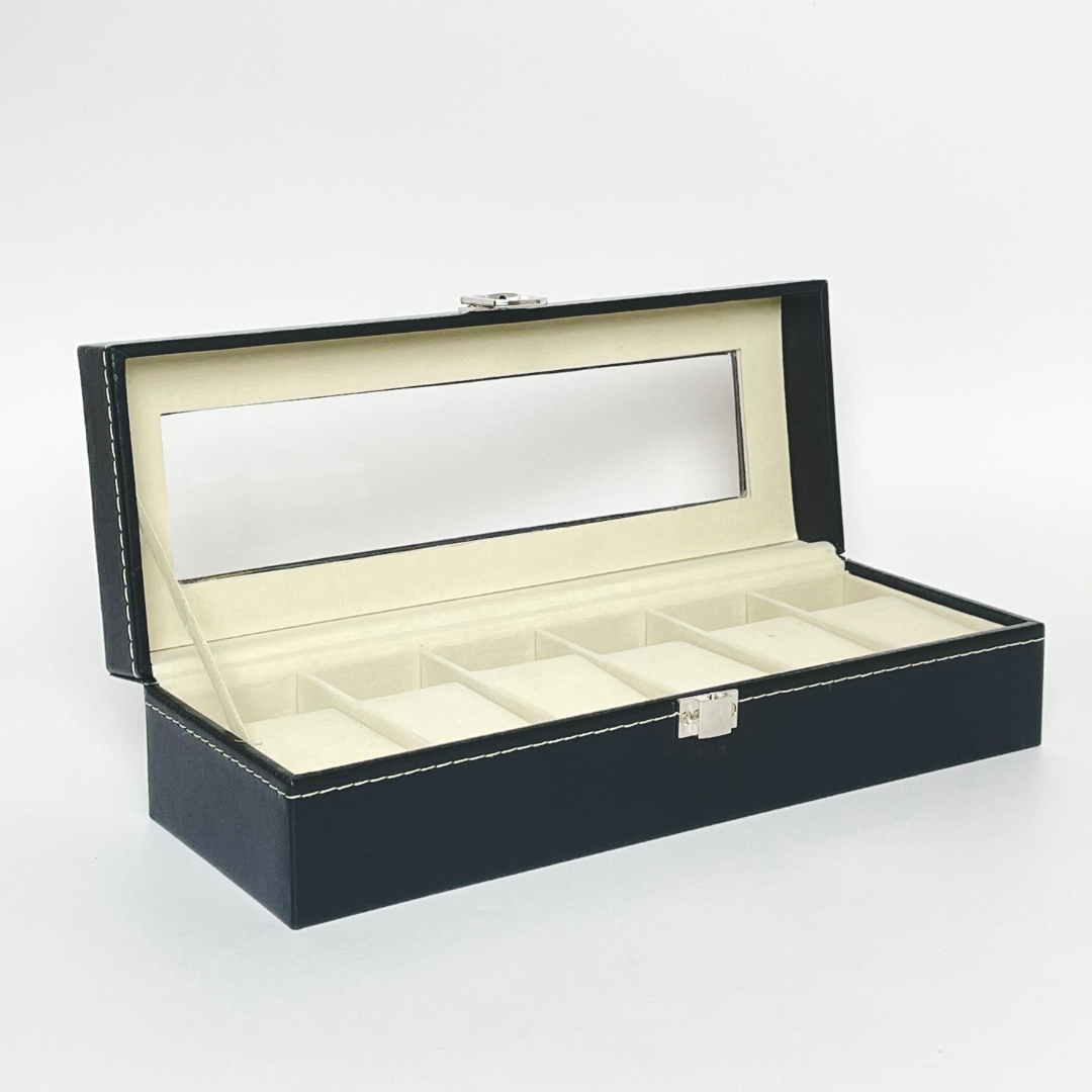 Black Elegant Watch Storage Box