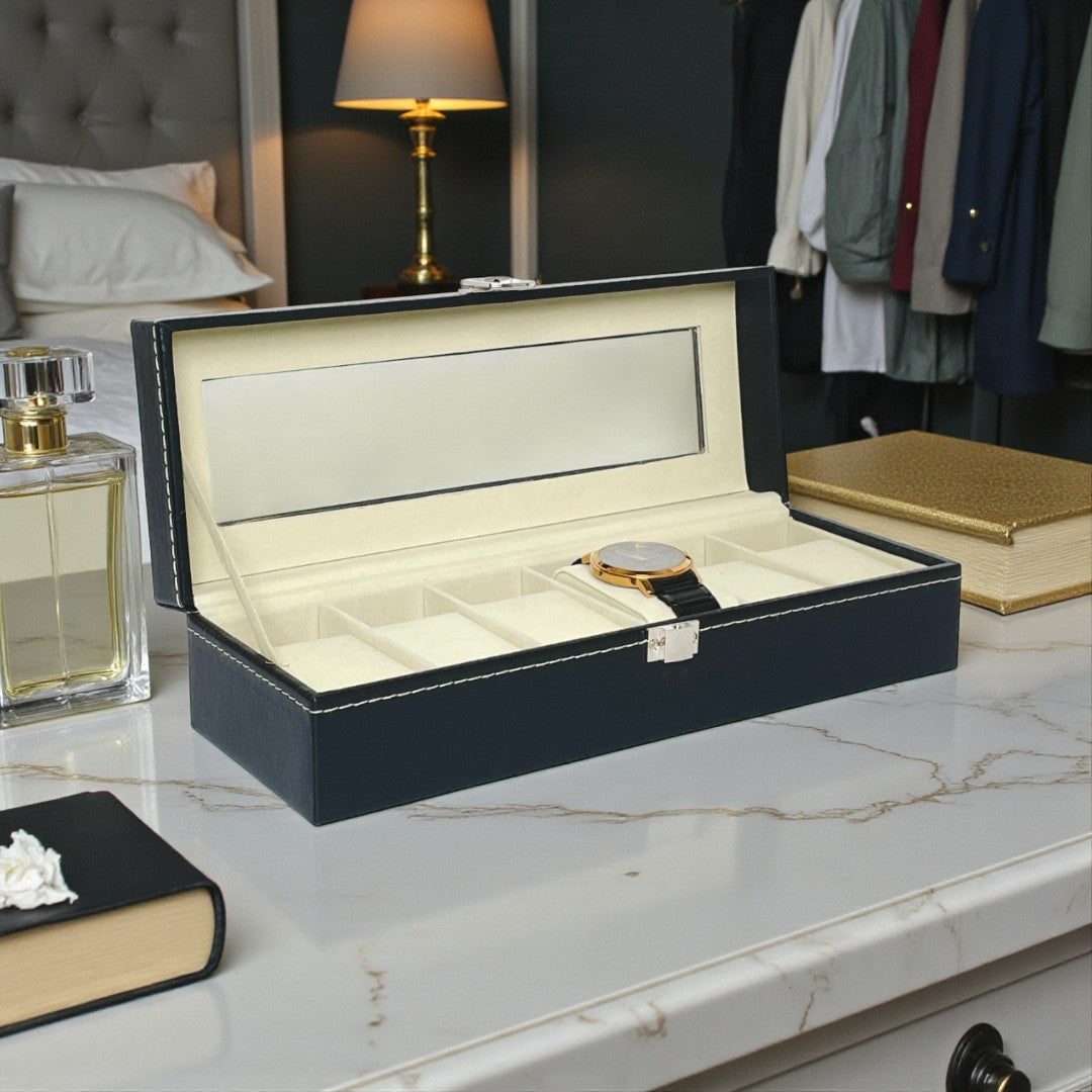 Black Elegant Watch Storage Box