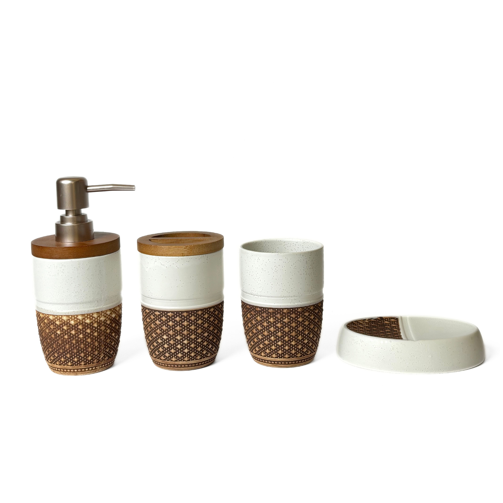 Grand Elegance Soap Dispenser Set Of 4