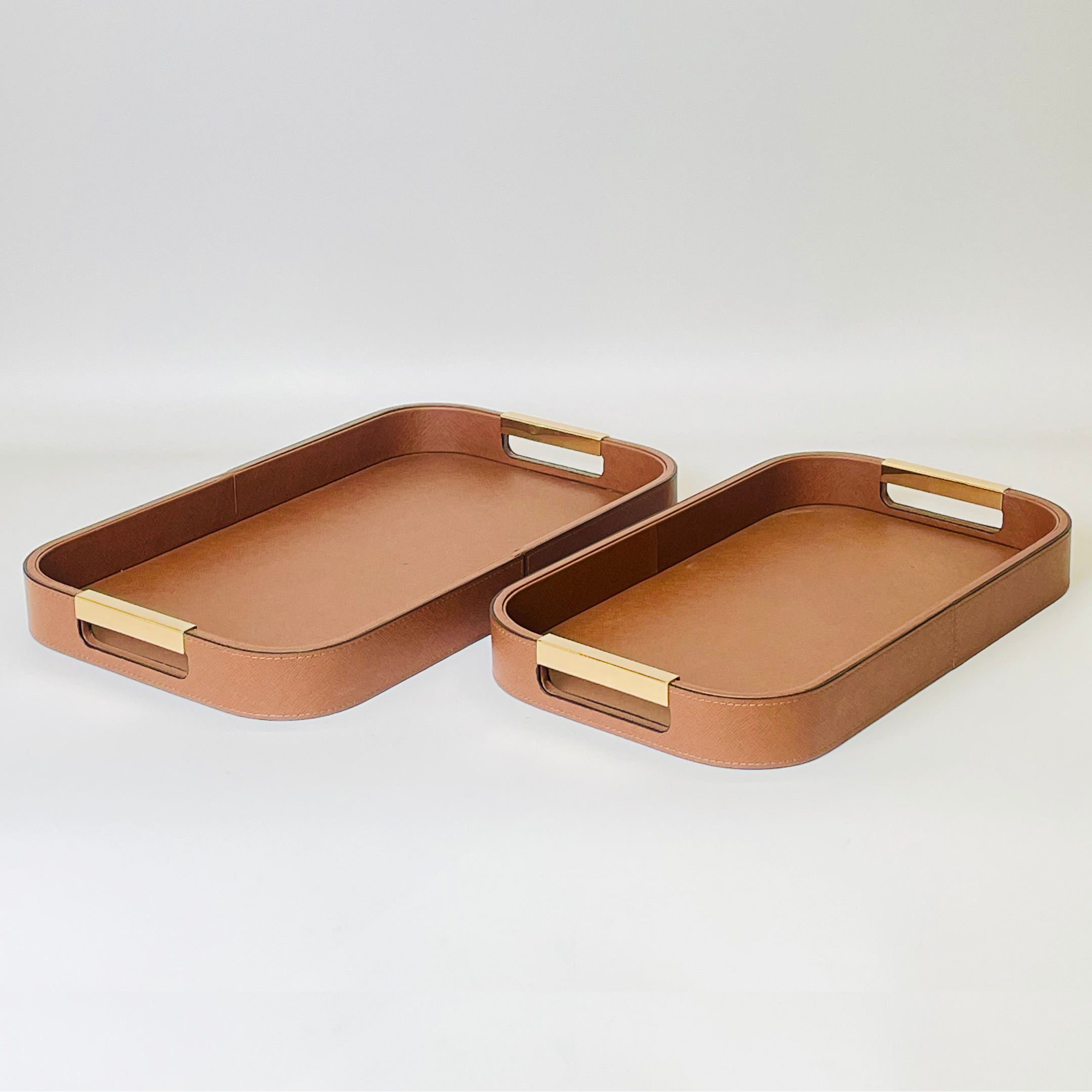 Modern Luxe Serving 2Pc Tray Set