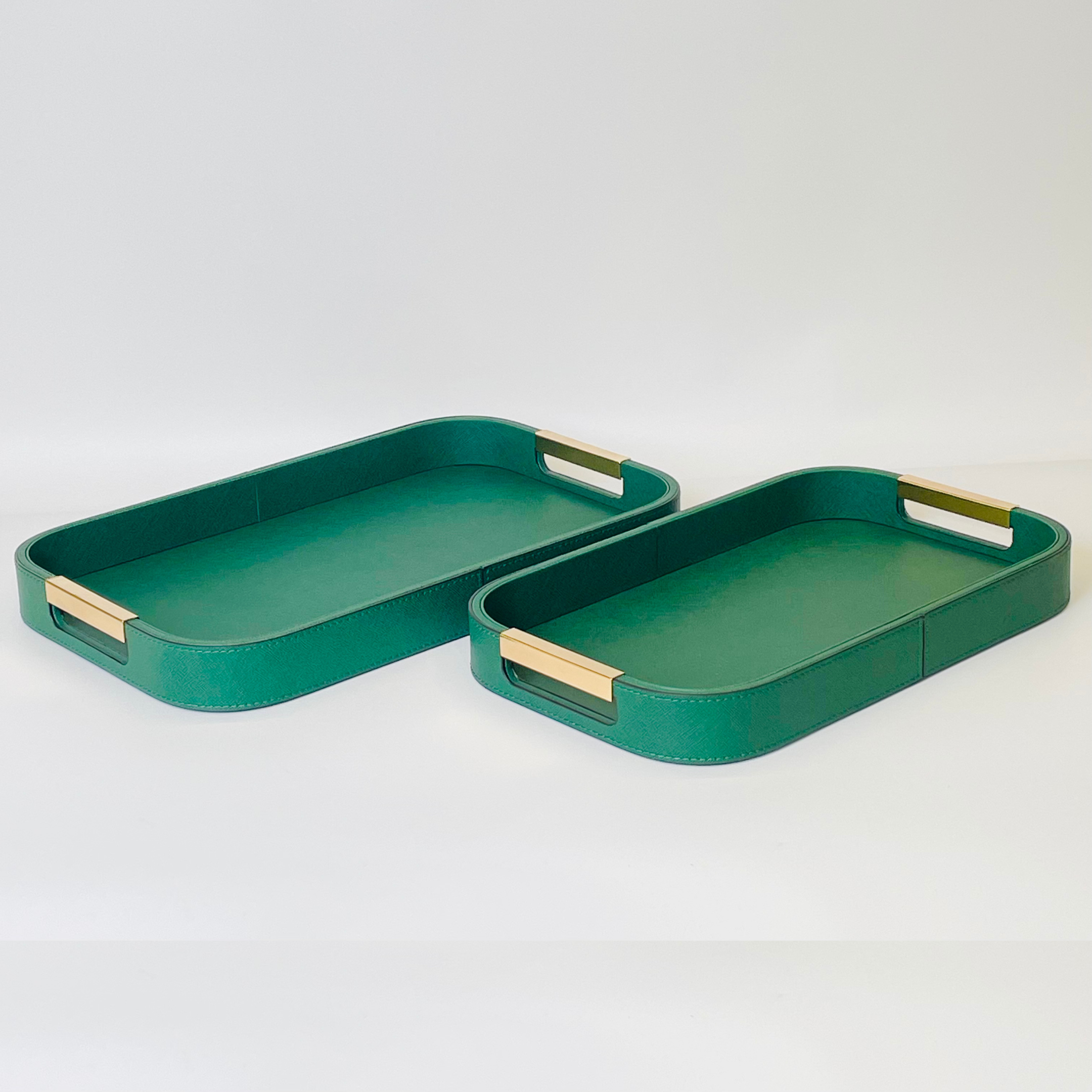 Modern Luxe Serving 2Pc Tray Set