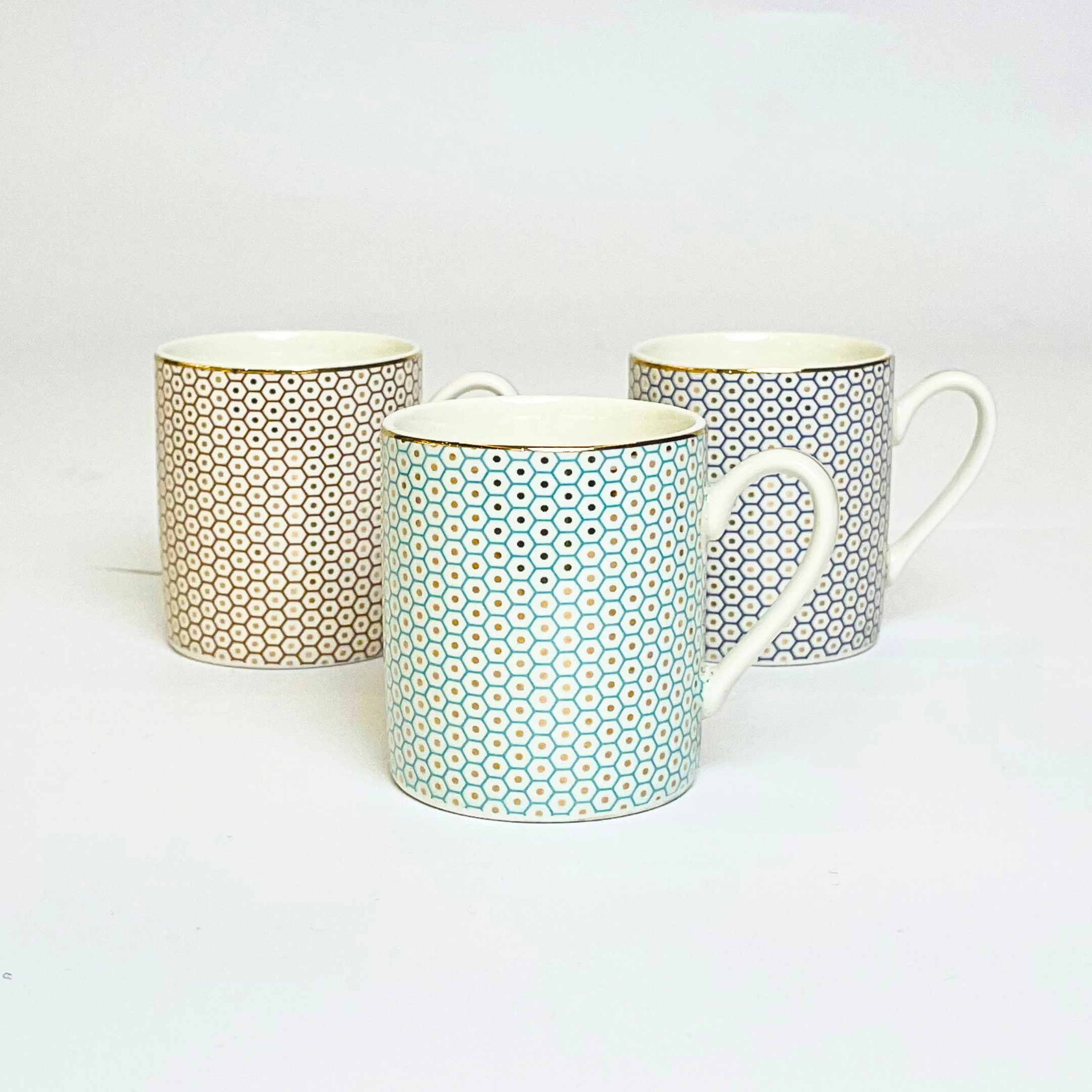 Luxury Ceramic Tea Cup - Set of 6