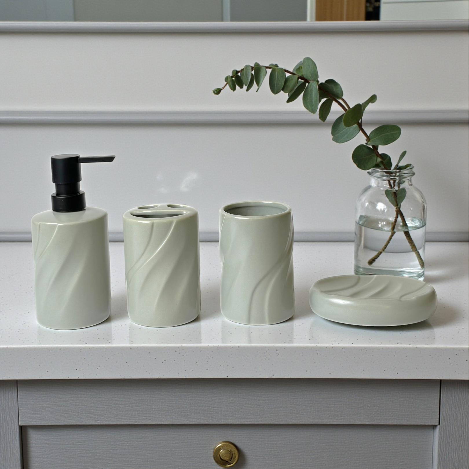 Imperial Luxe Soap Dispenser Set Of 4