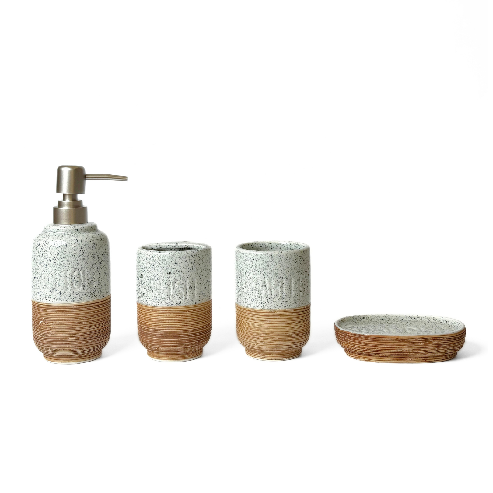 Platinum Grace Soap Dispenser Set Of 4