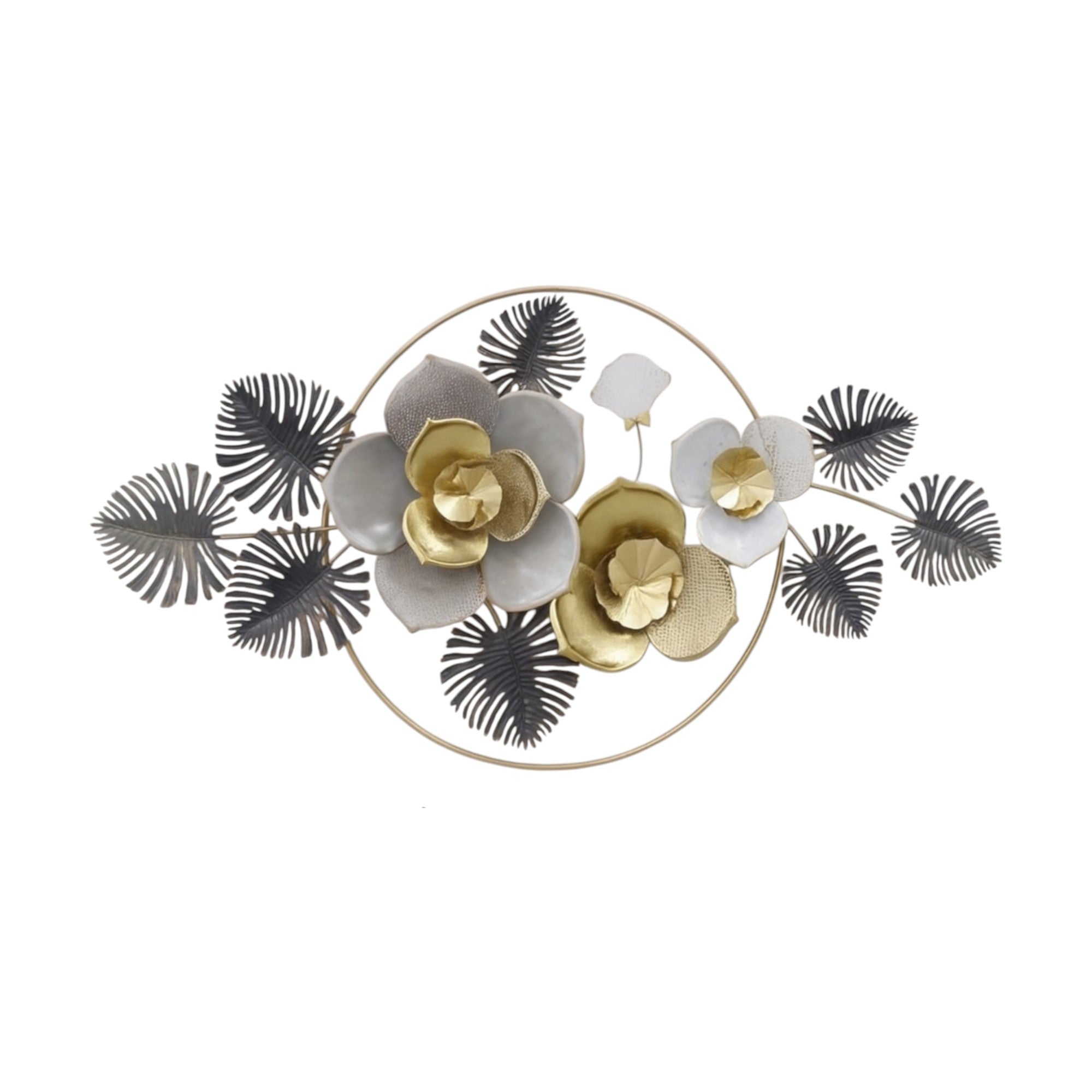 Grand Aurelia – Gold & Silver Luxury Wall Accent