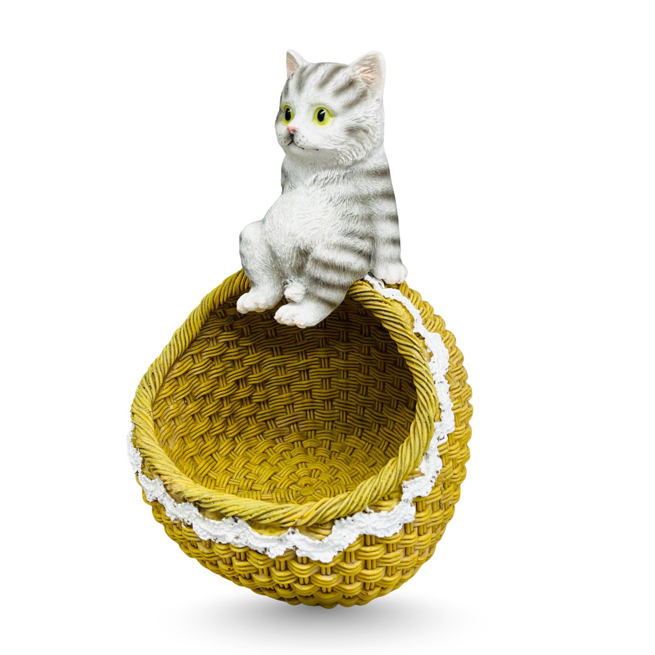 Cat Design Decorative Basket Cute Storage & Candy Holder