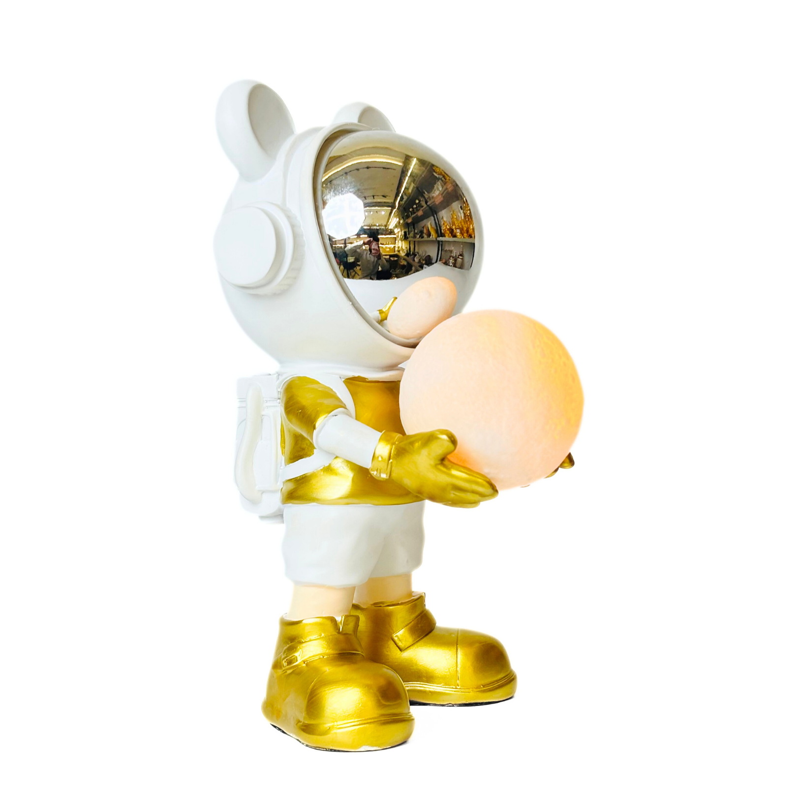 Opulent Astronaut Light Ball Showpiece