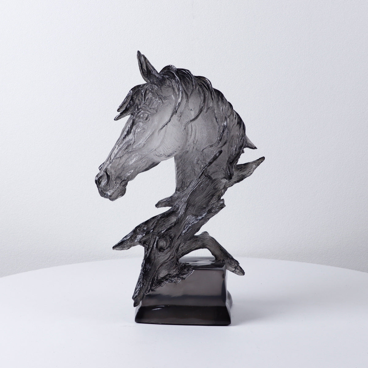 Elegant Crystal Horse Showpiece