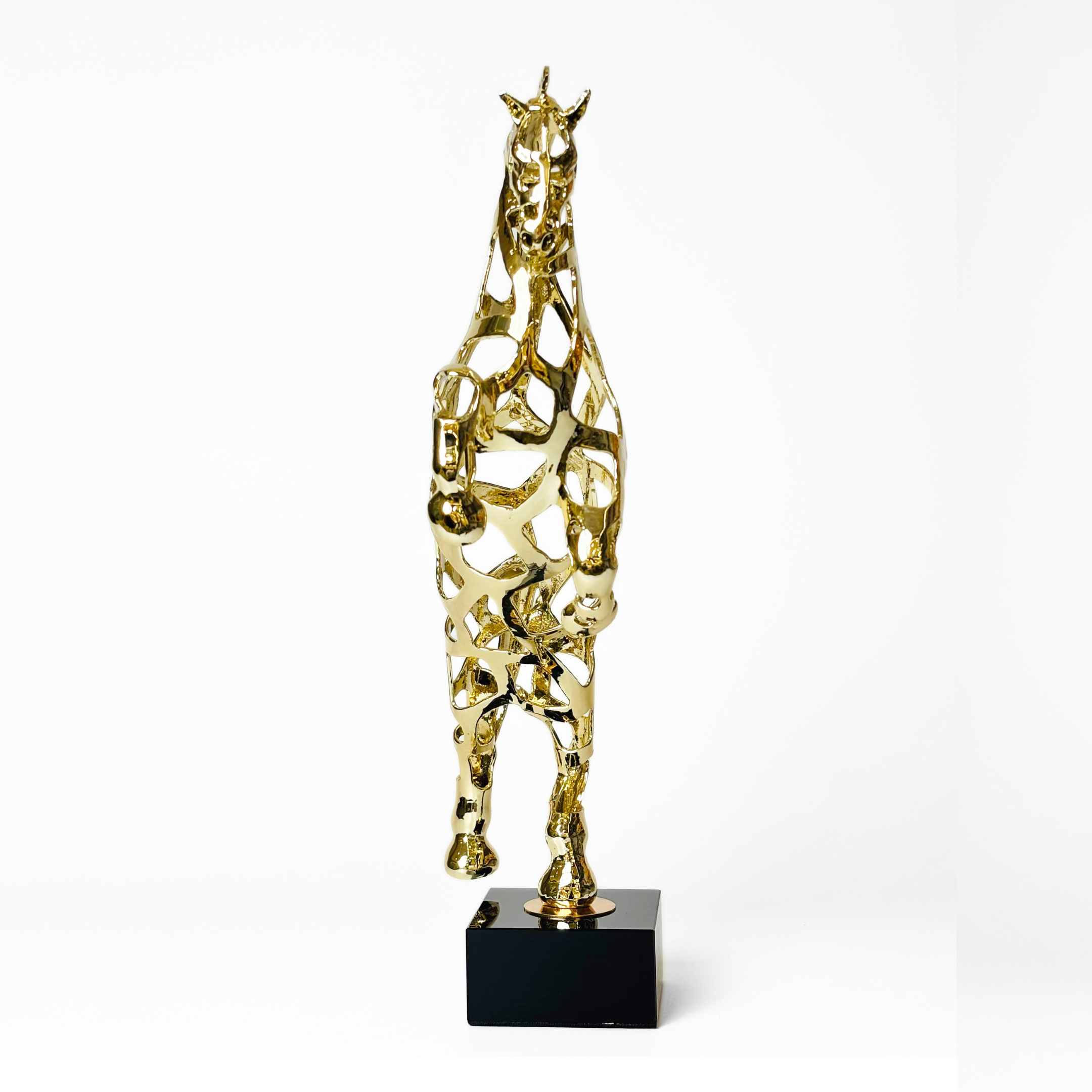 Royal Golden Horse Showpiece