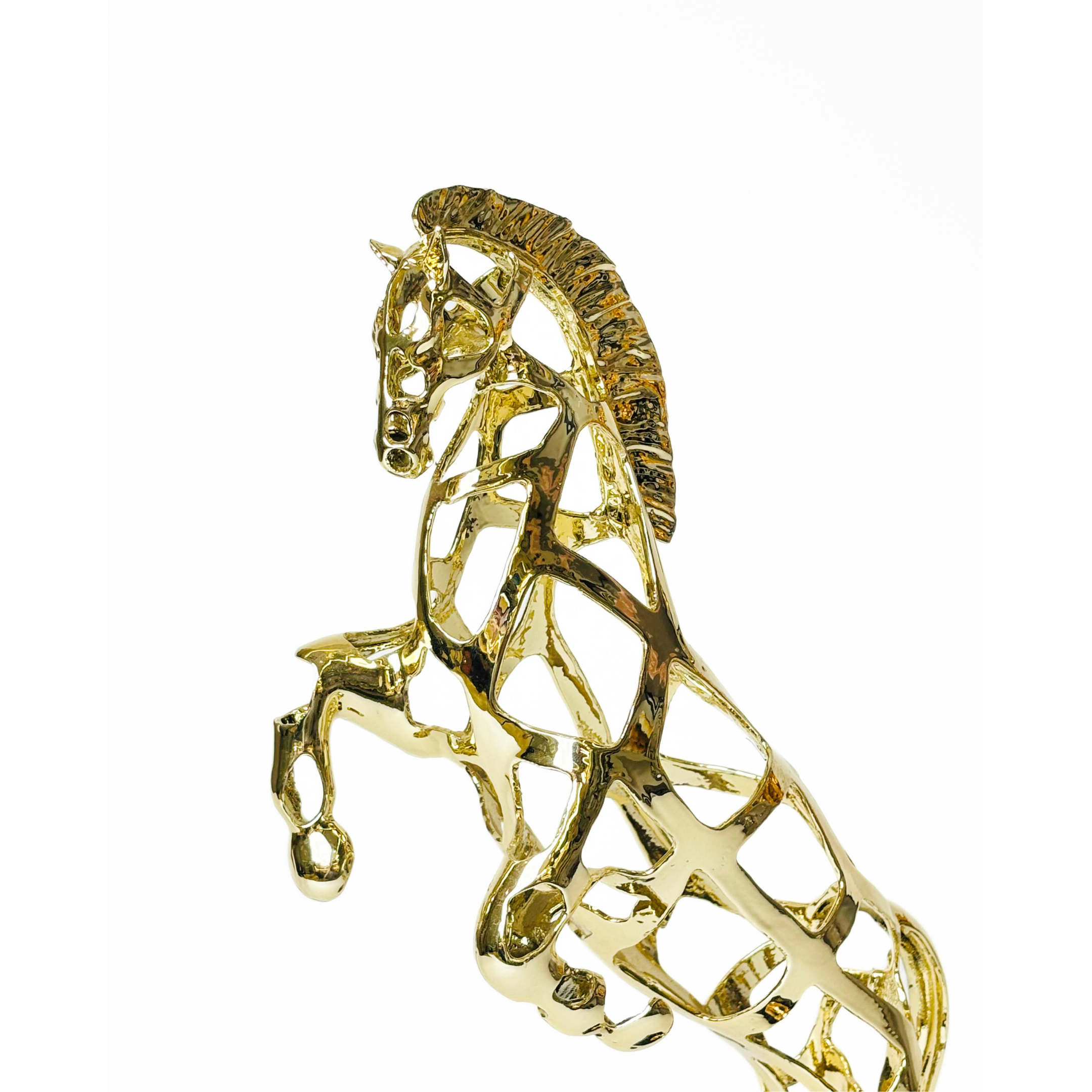 Royal Golden Horse Showpiece