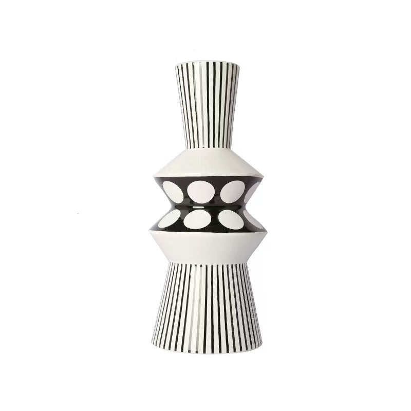 Black & White Modern Decorative Vase