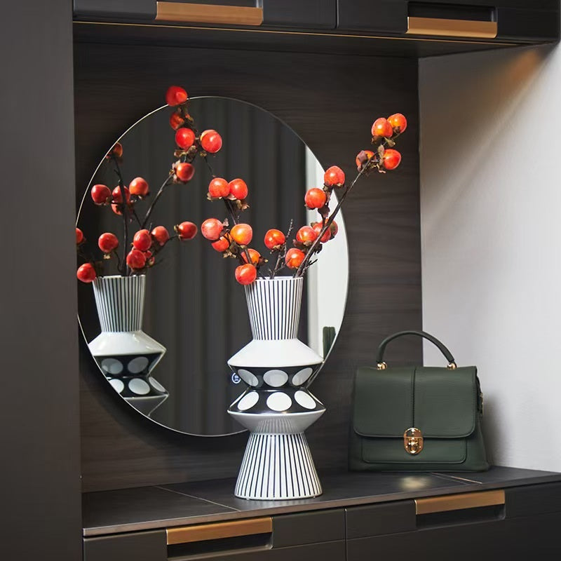 Black & White Modern Decorative Vase