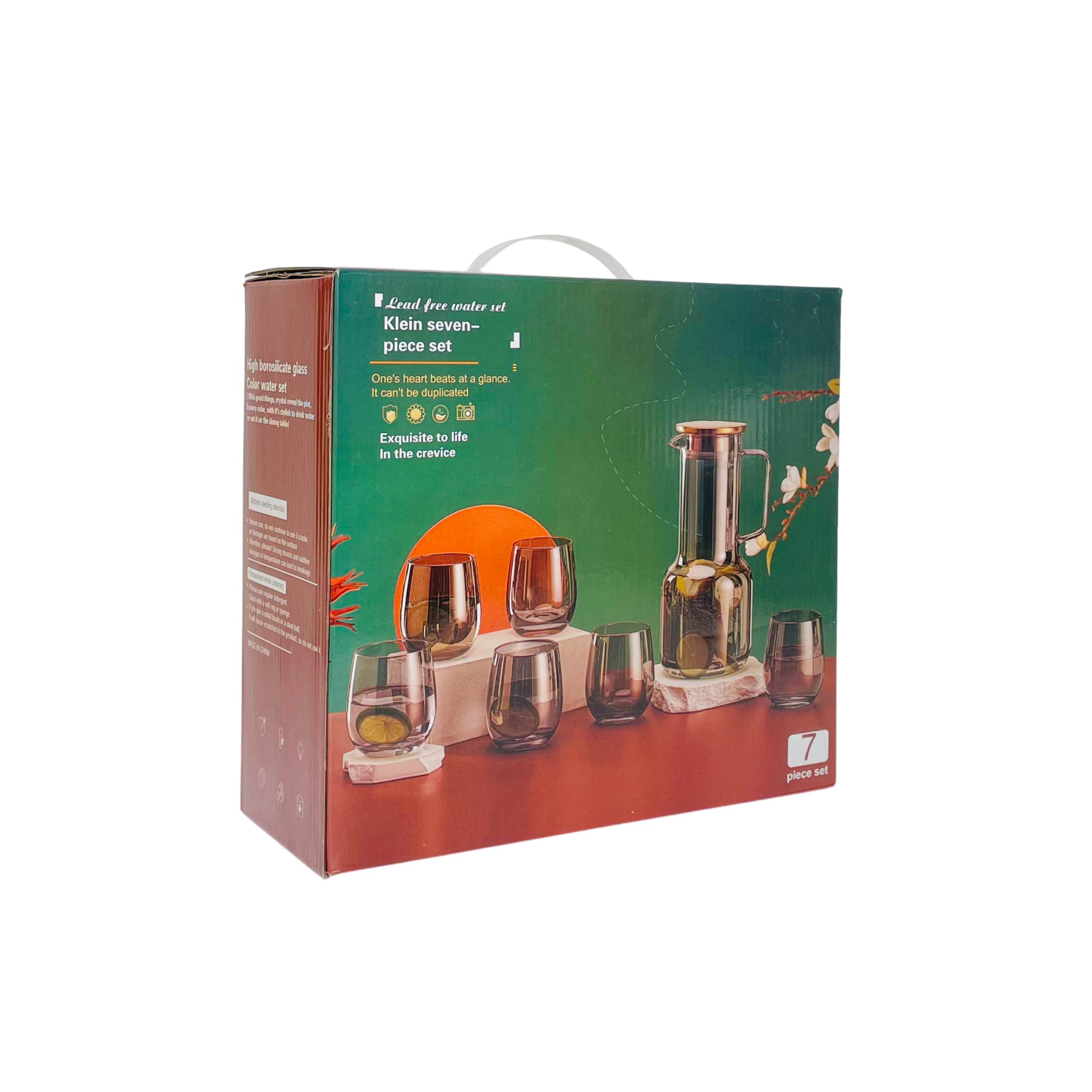 Beautiful Jug & Glass Combinations 7Pc Set