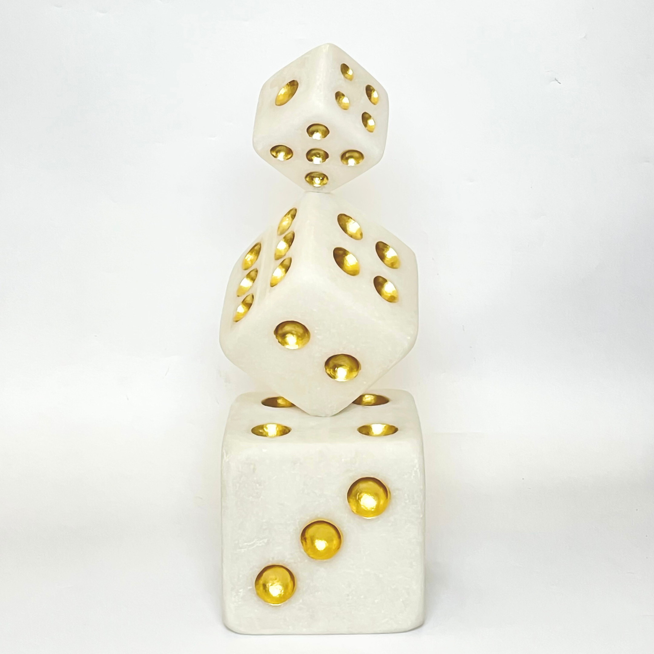 Elegant Cube Marble Showpiece