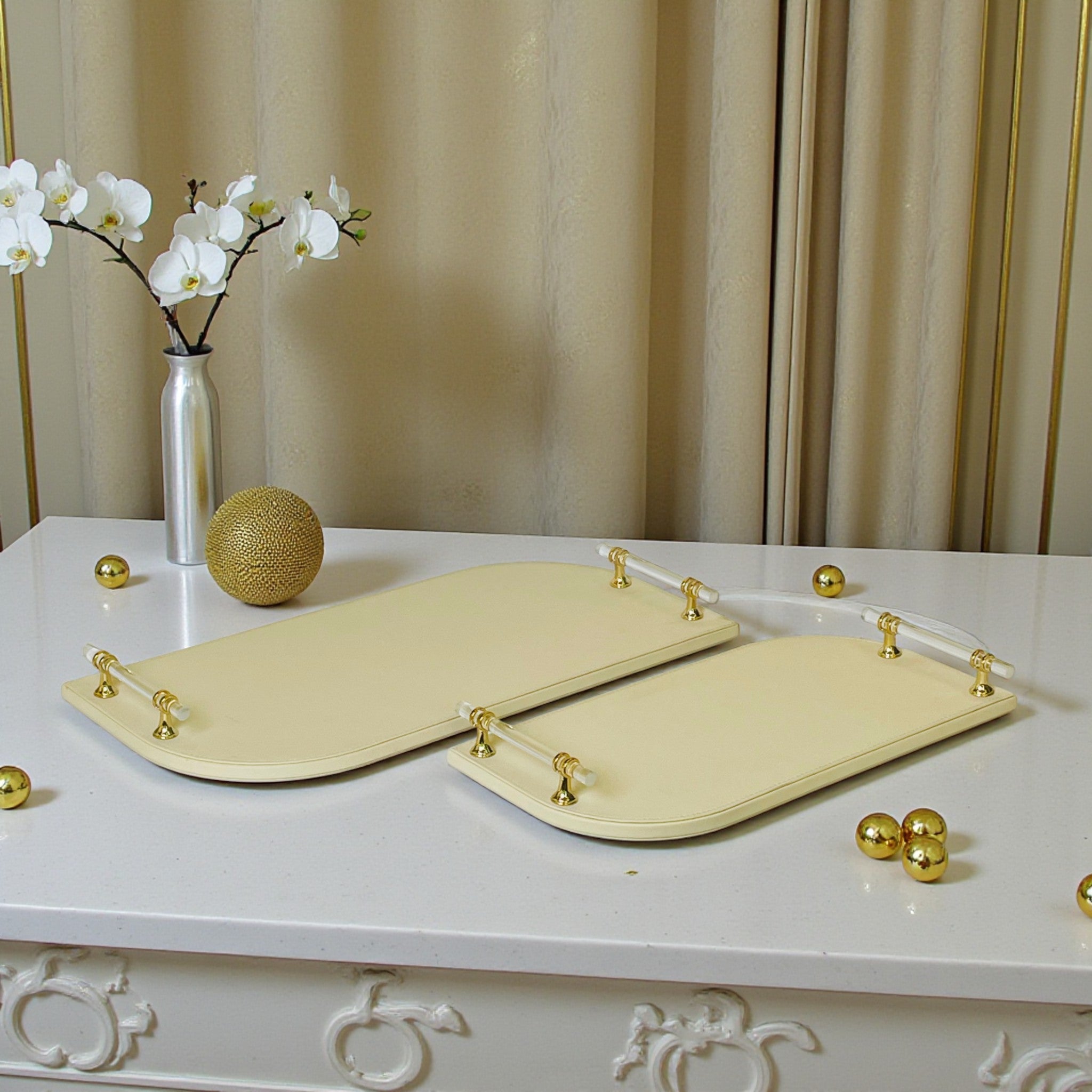 Royal Charm Luxury 2Pc Tray Set
