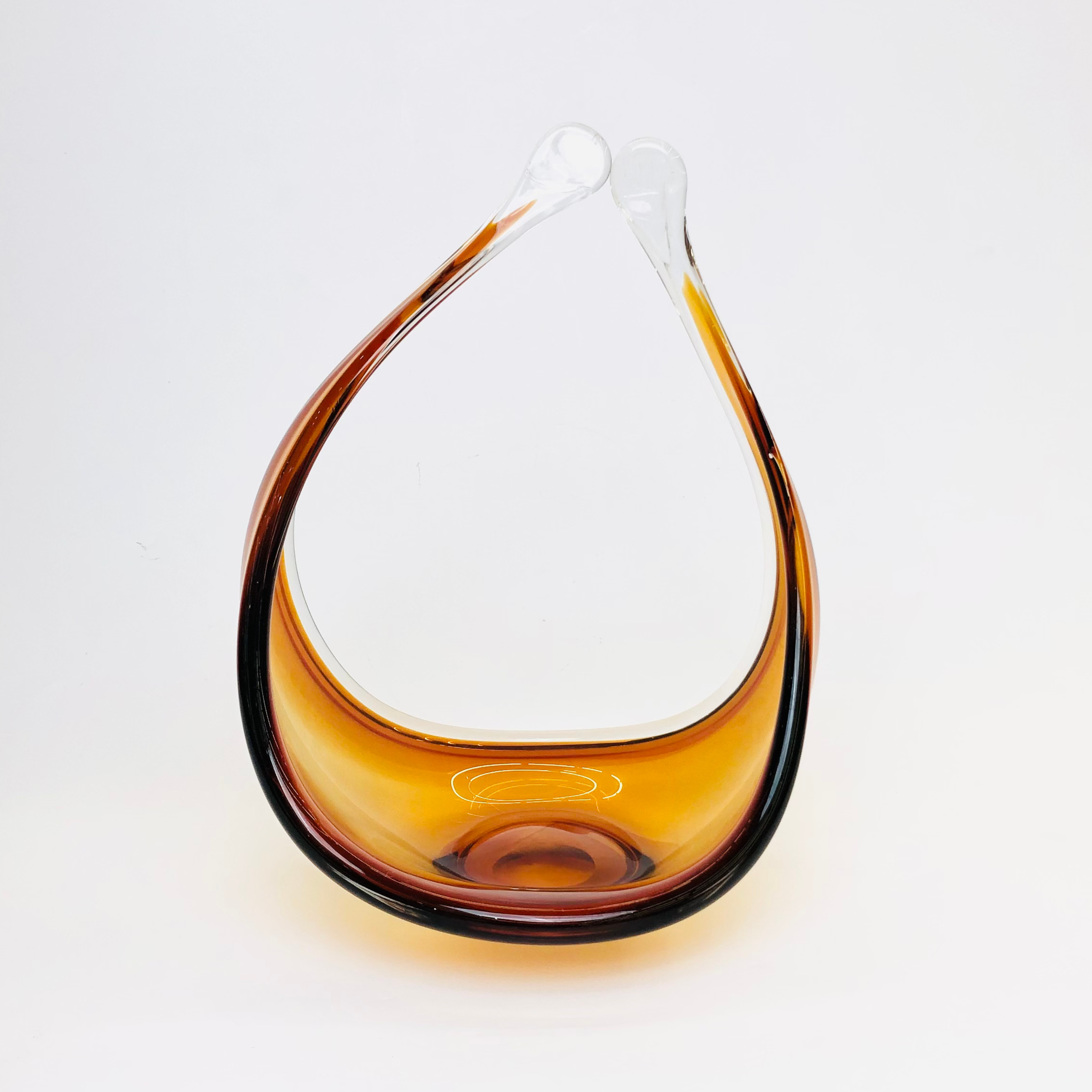 Elegant Teardrop Glass Art Figurine
