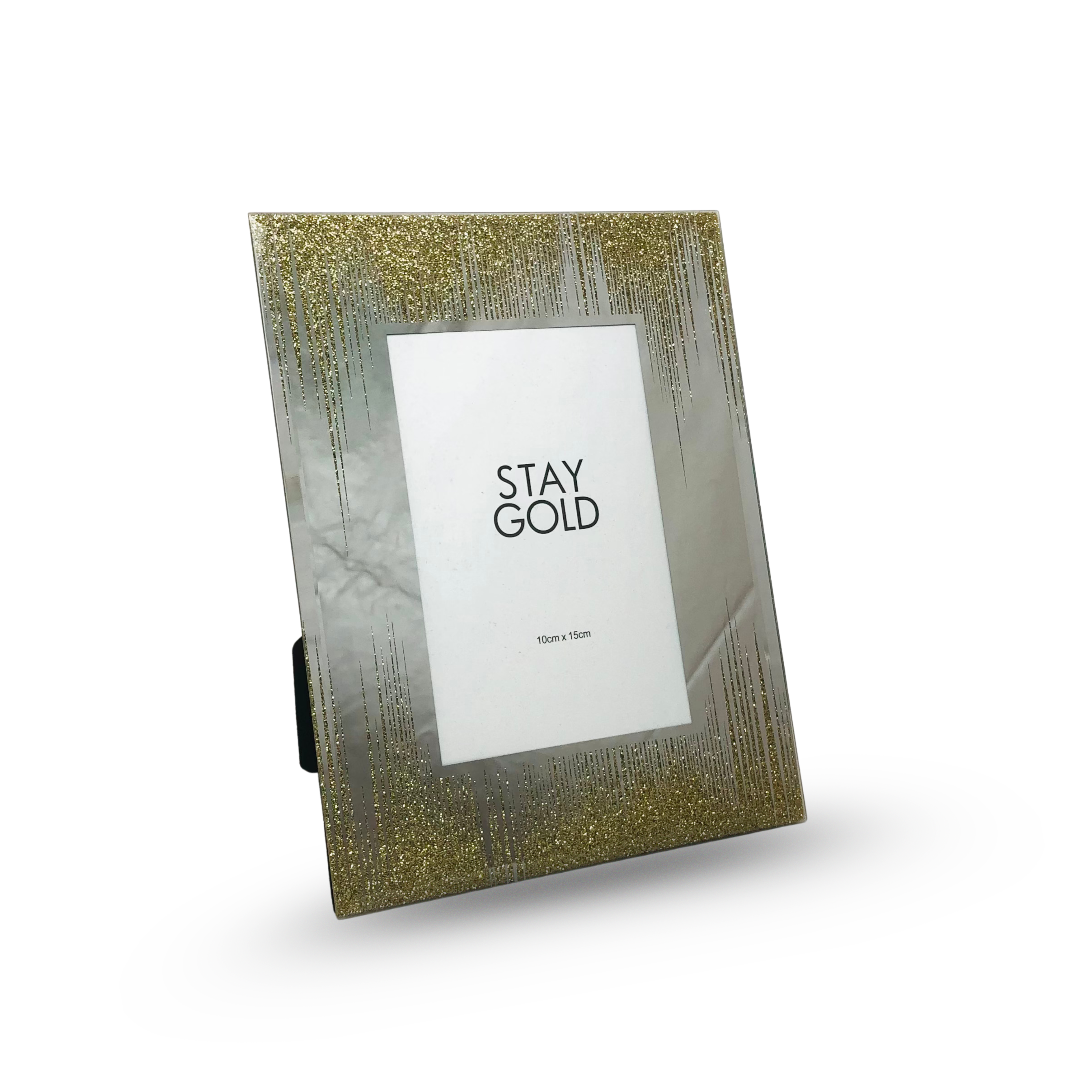 Radiant Gold Sparkle Decorative Photo Frame