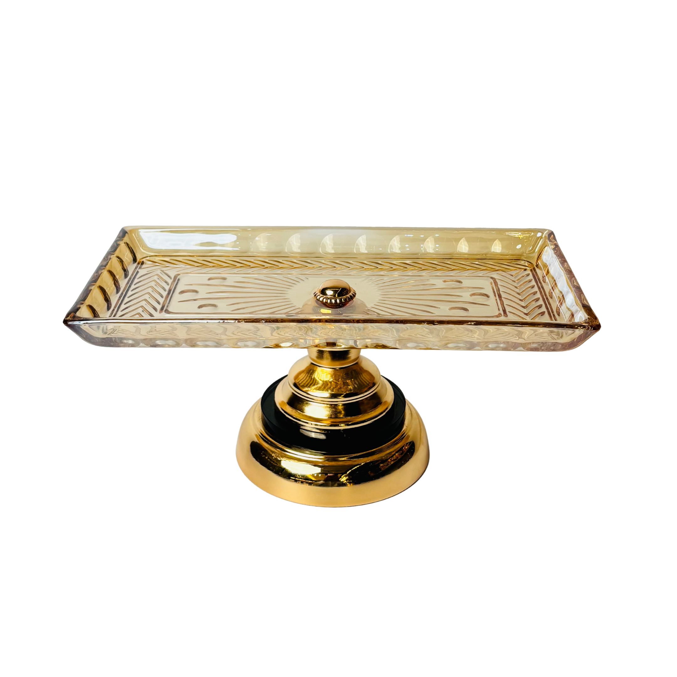 Gold Centerpiece Tray