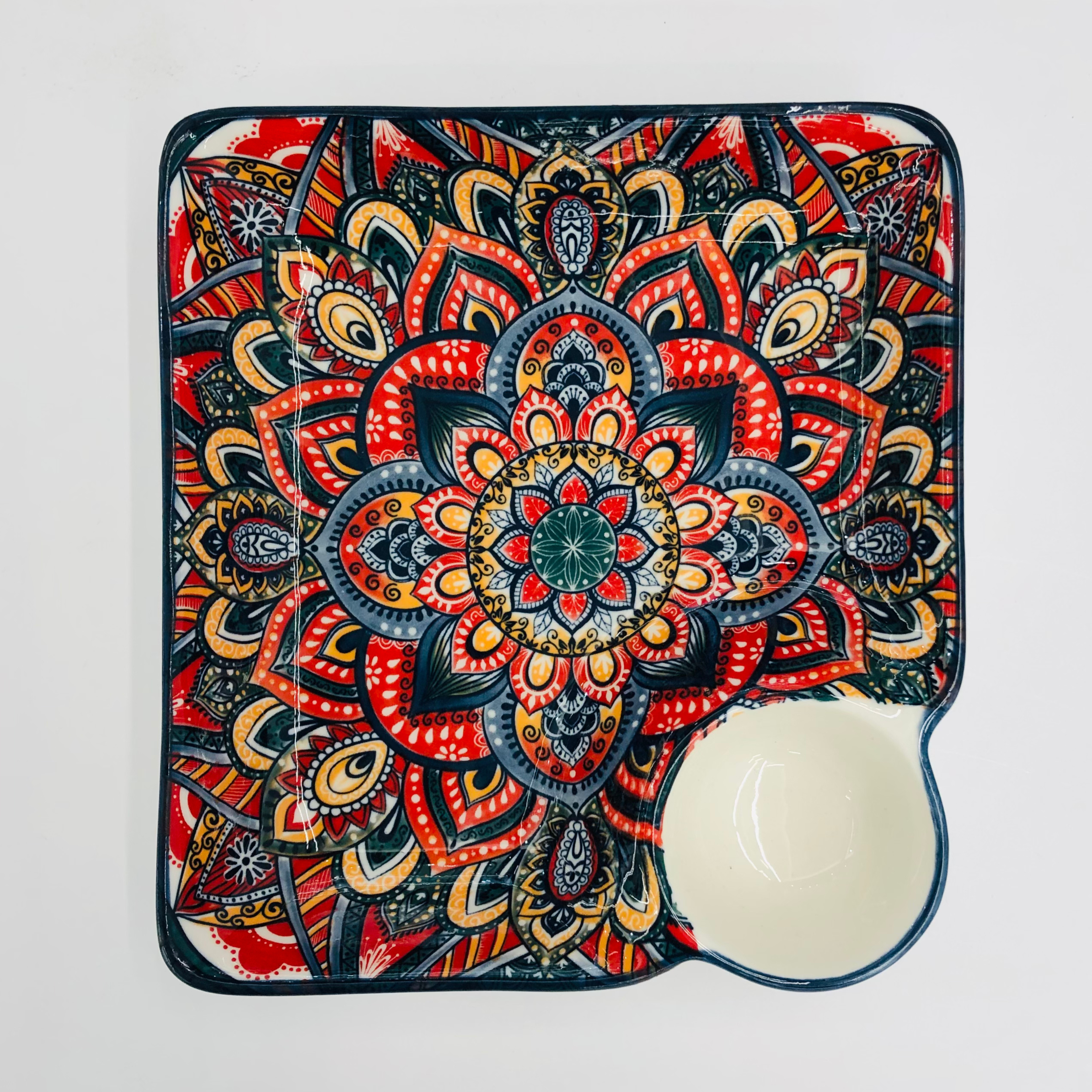 Turkish Ceramic Chip & Dip Dish- 6Pcs Set