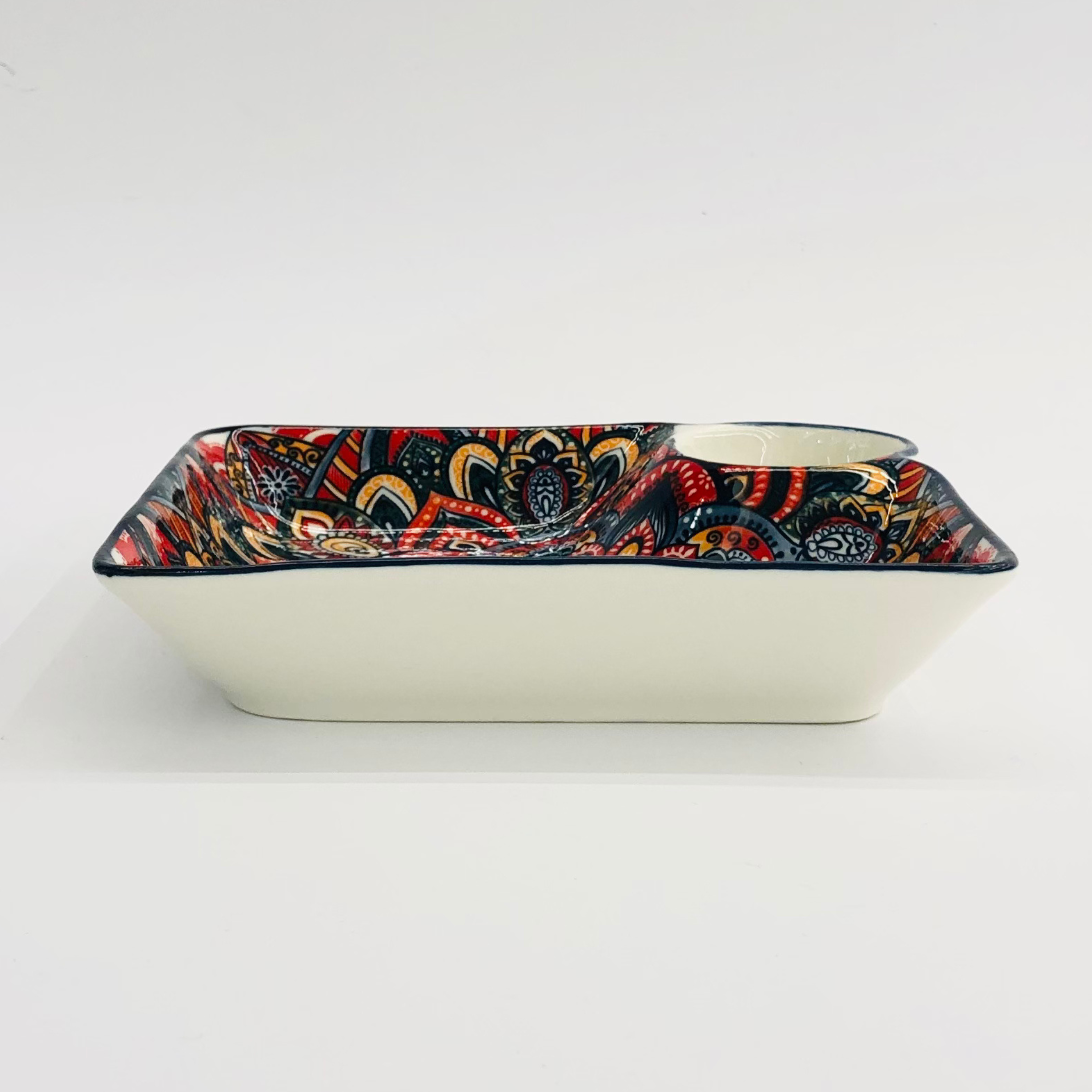 Turkish Ceramic Chip & Dip Dish- 6Pcs Set