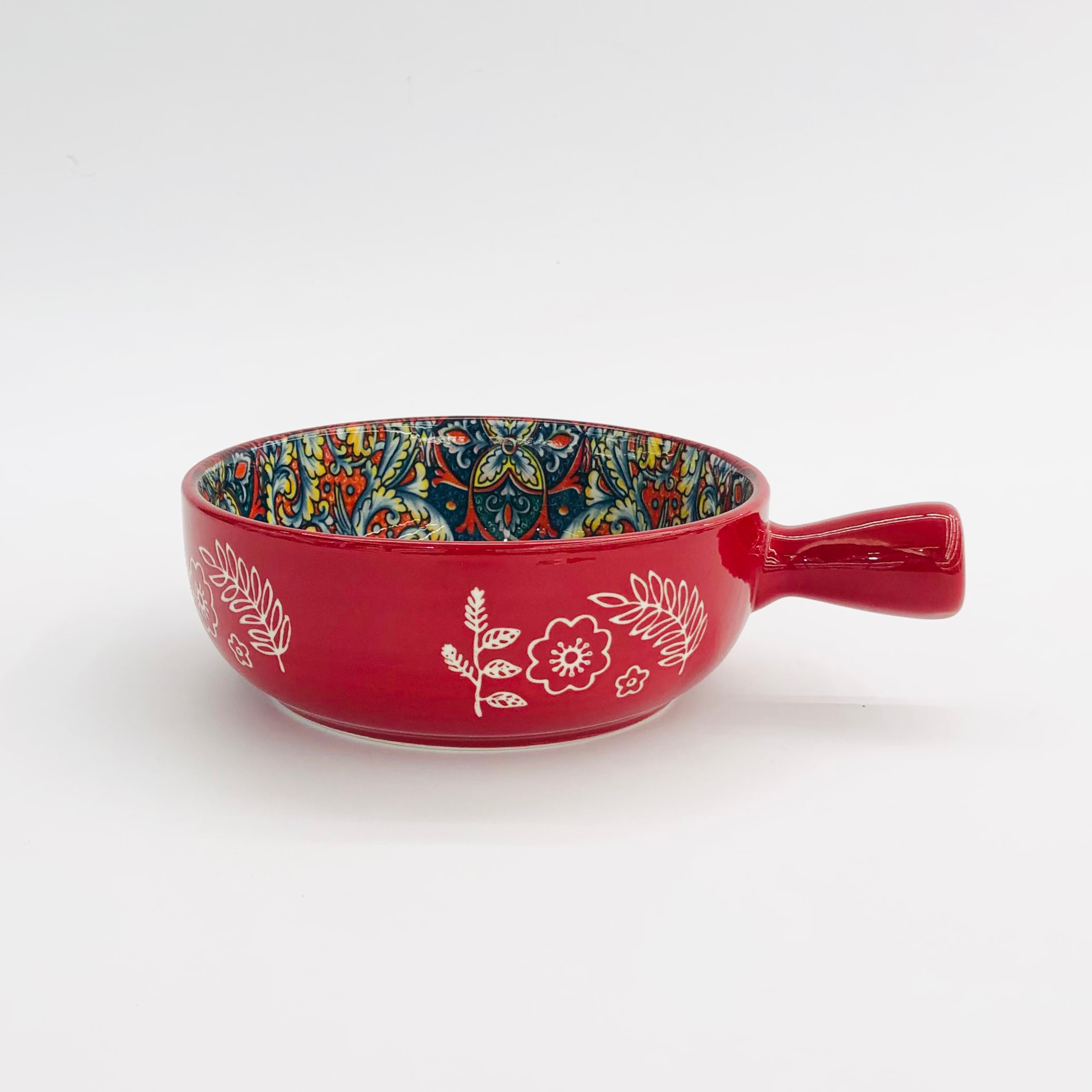 Decorative Condiment Serving Dish with Handle- 6Pcs Set