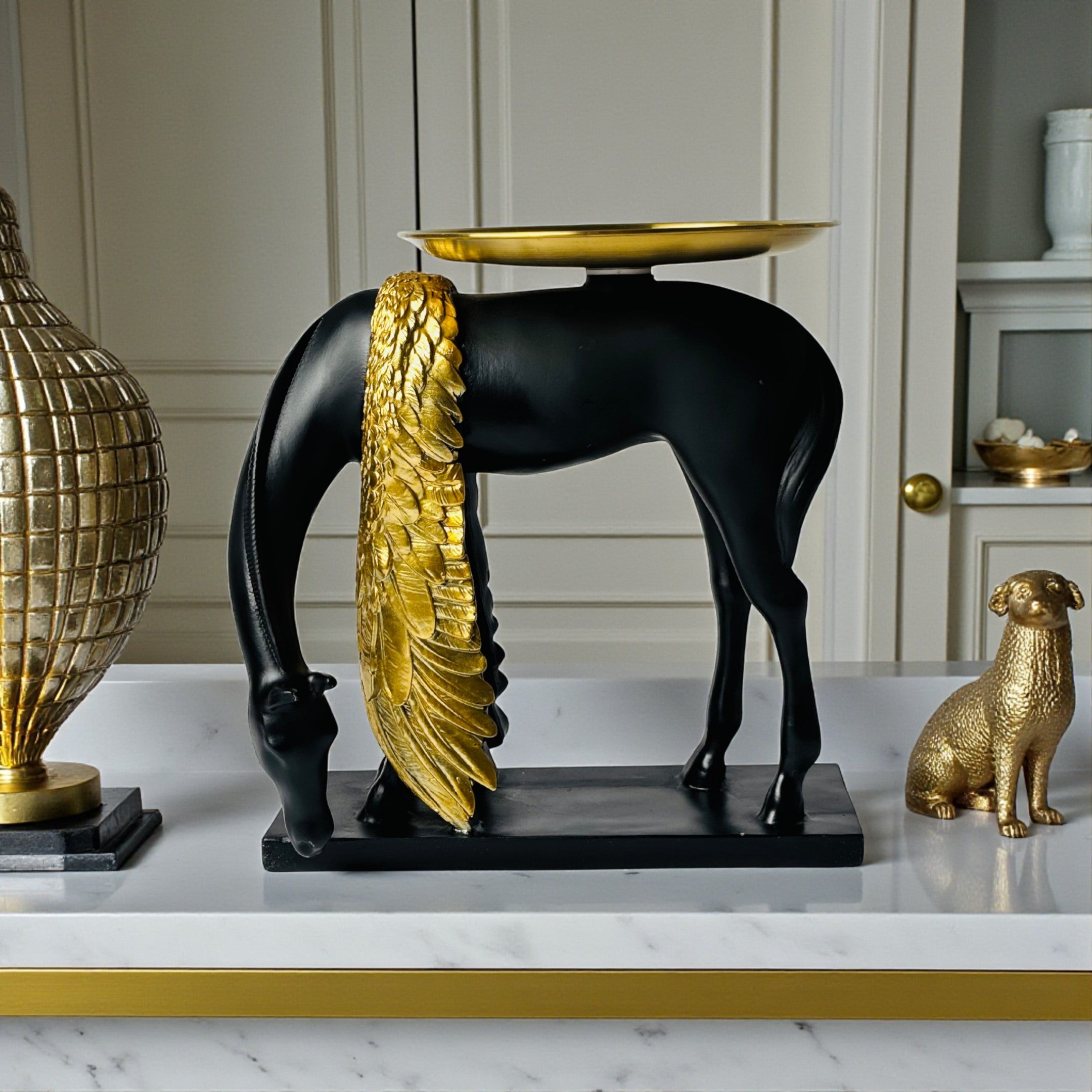 Majestic Horse Luxury Tray Sculpture