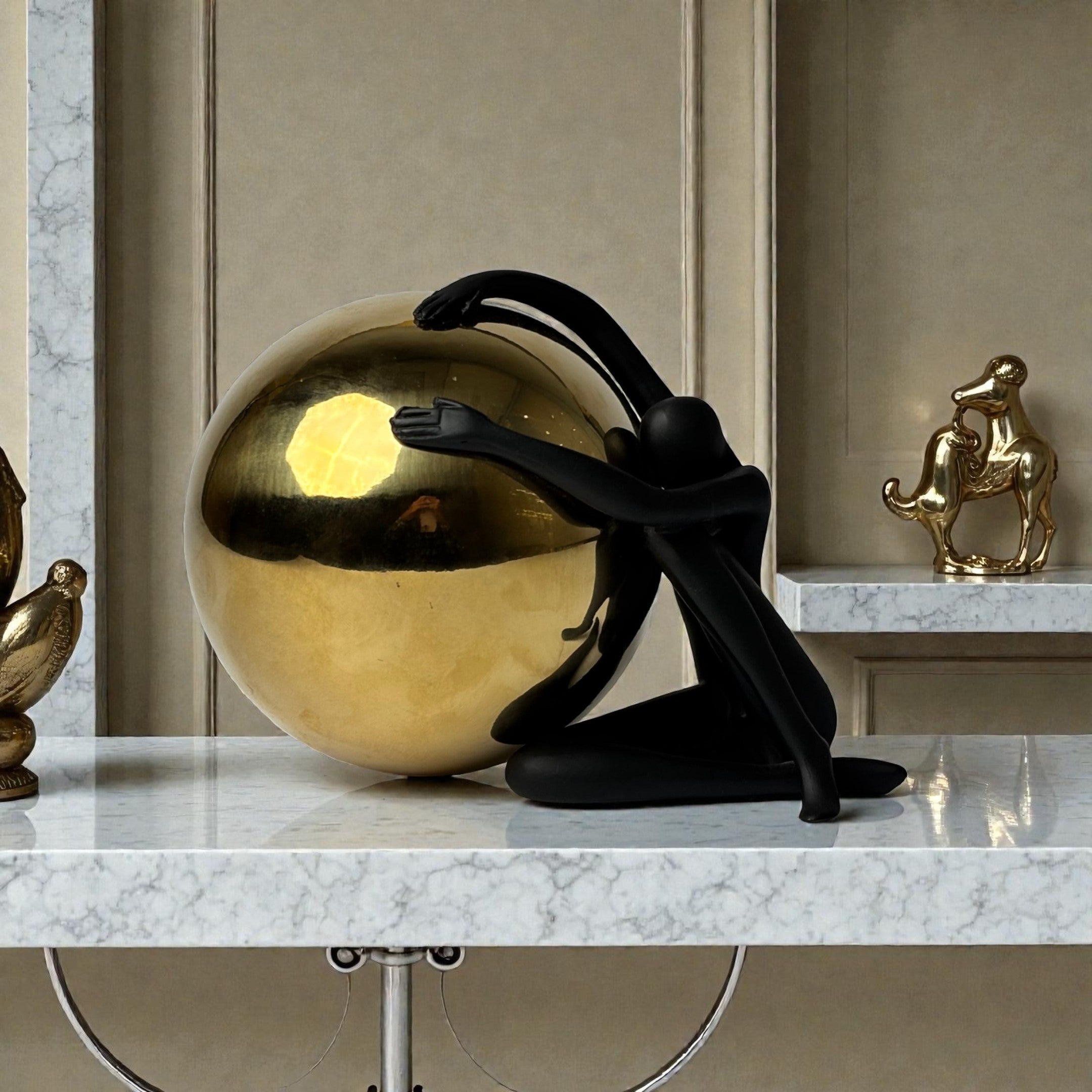 Opulent Harmony Decorative Sculpture