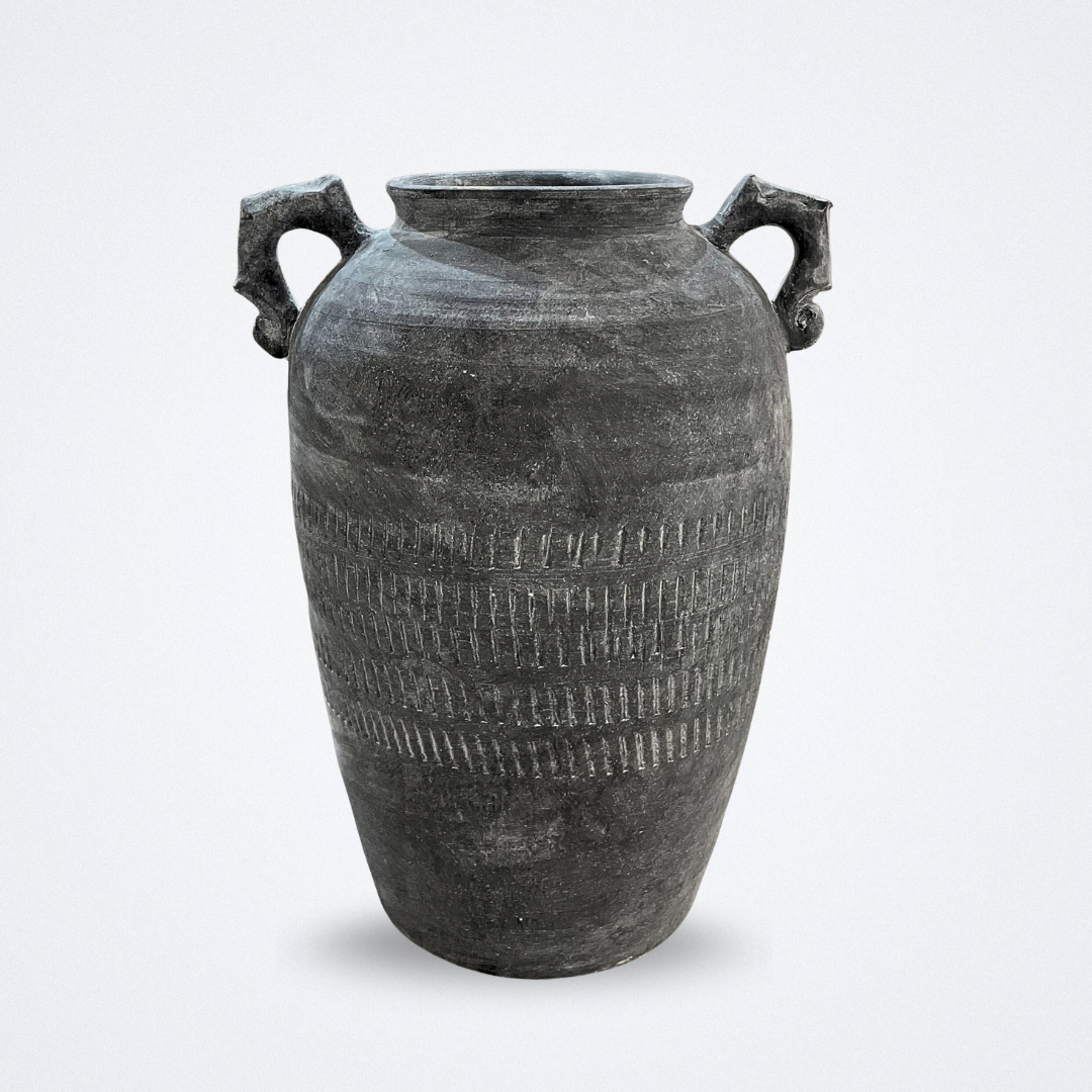 Rustic Textured Ceramic Vase