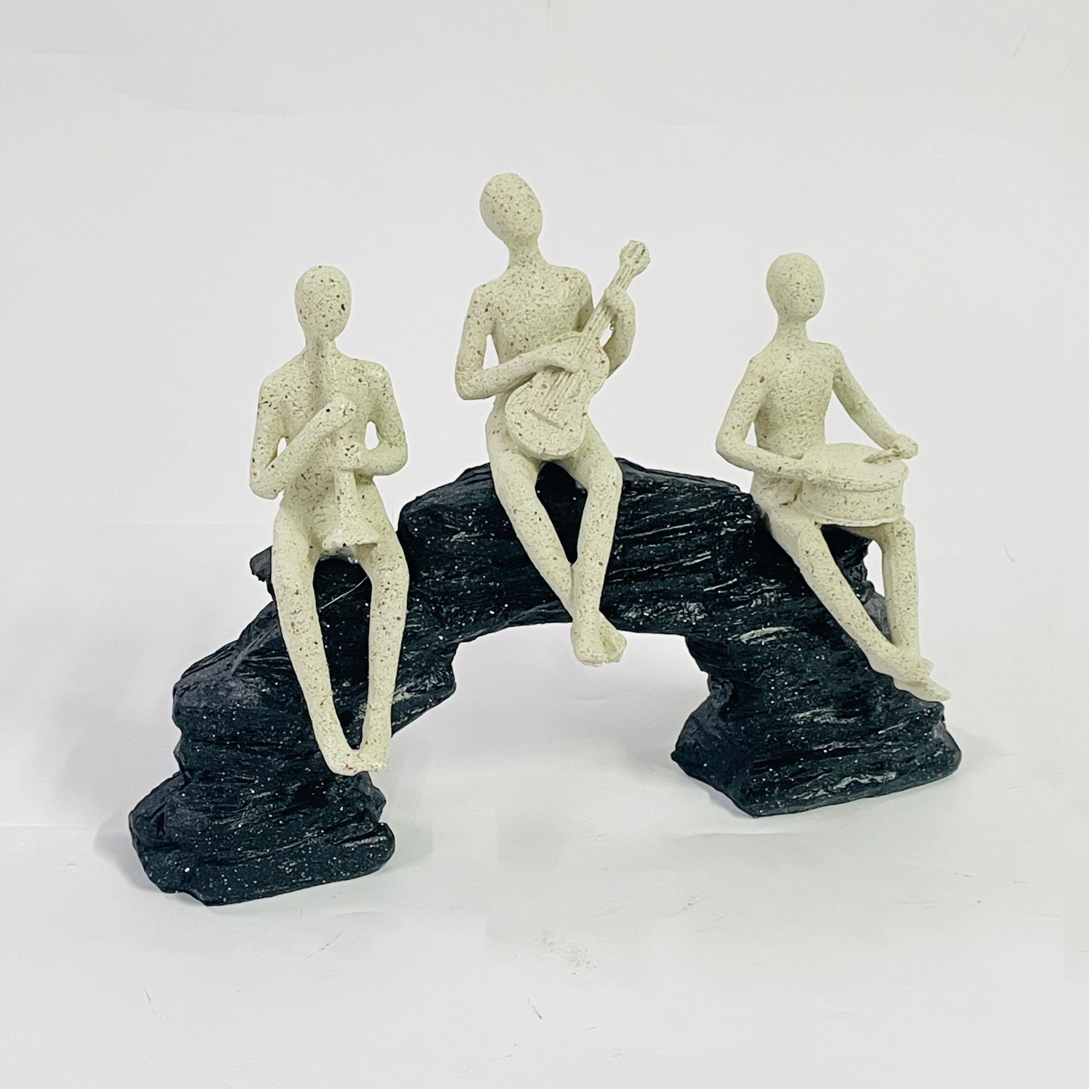 Three Man Musician Showpiece