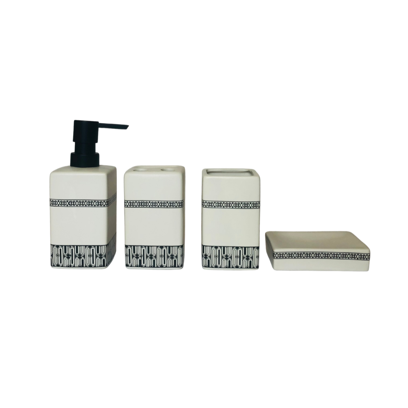 Designer Bathroom Dispenser Set