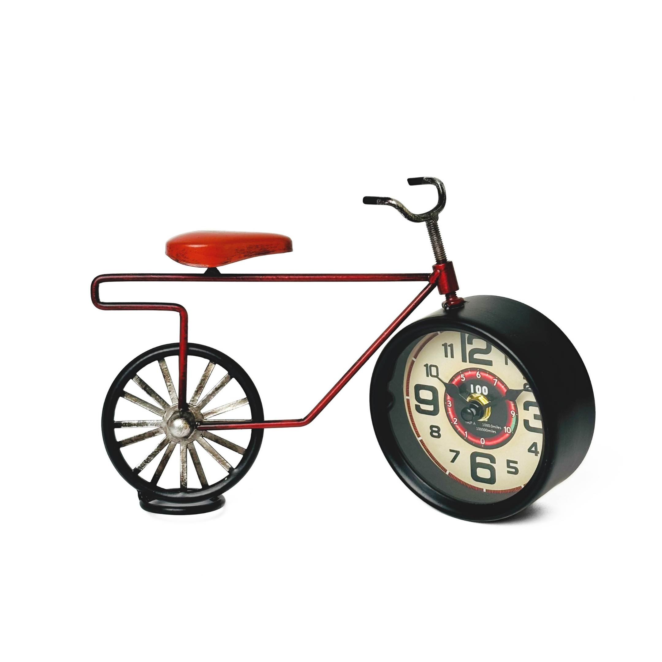 Vintage Bicycle Table Clock