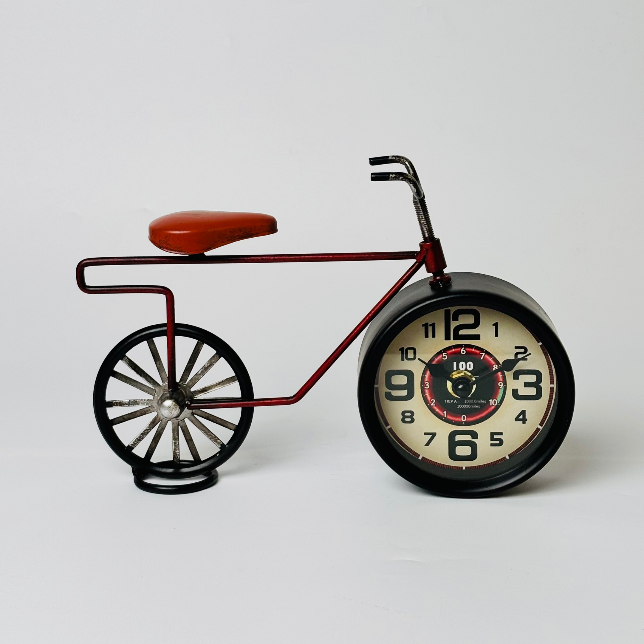 Vintage Bicycle Table Clock