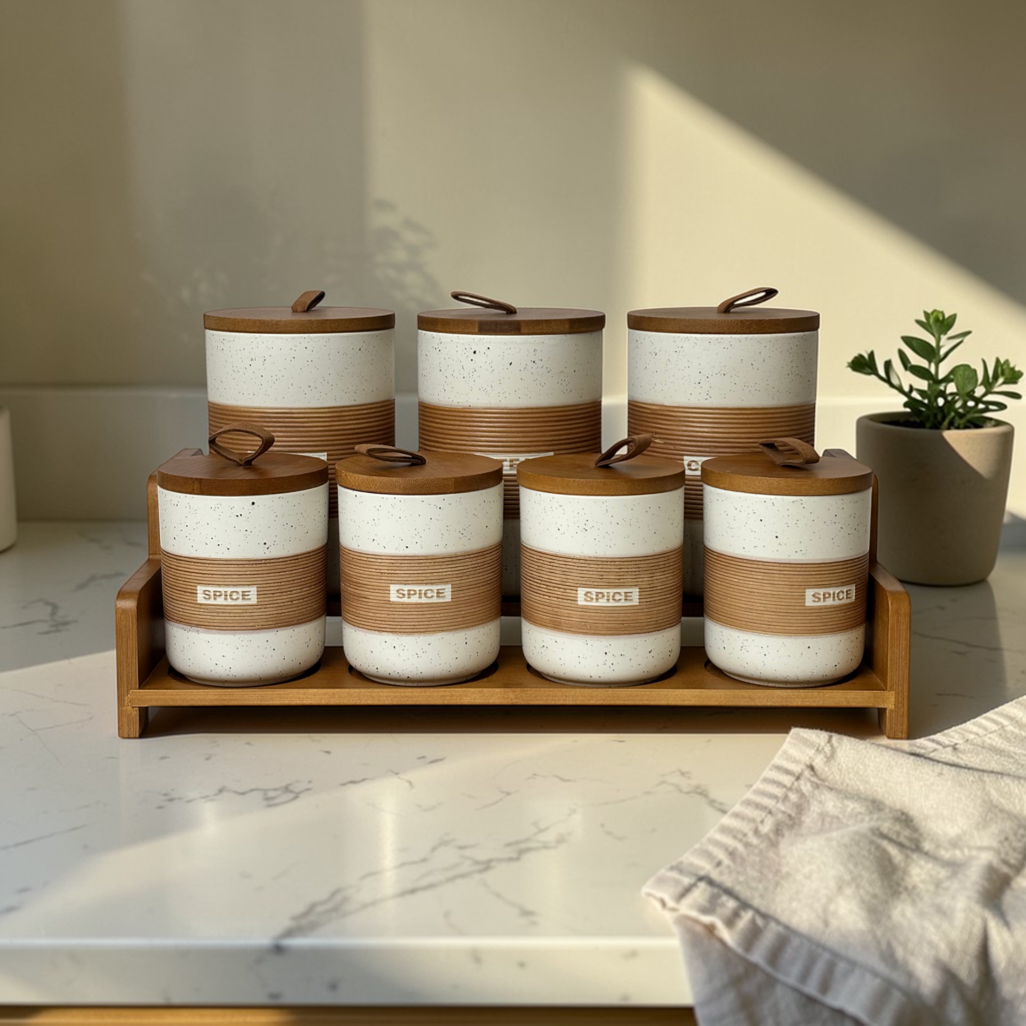 Modern Home Canister 7Pc Set