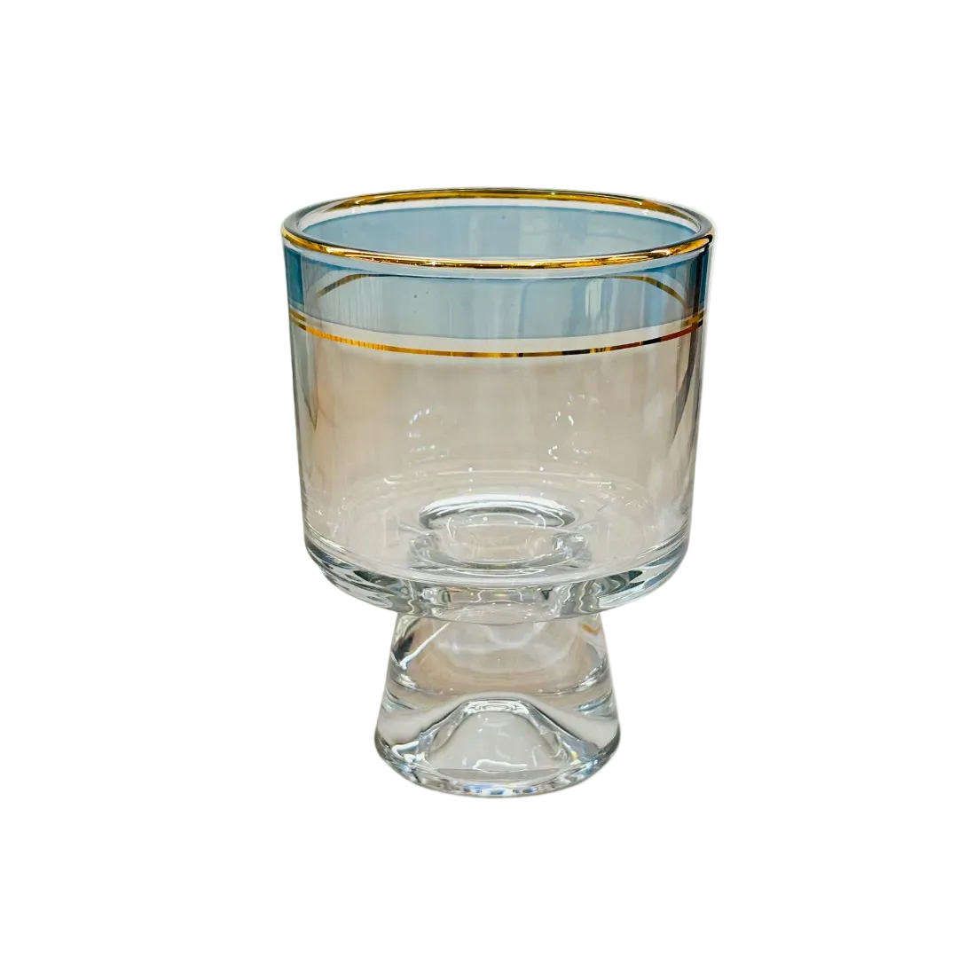 Azure Blue Glasses Set of 6