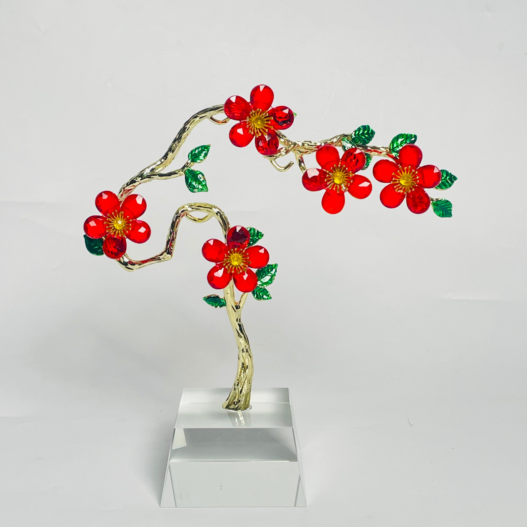 Red Flower Showpiece