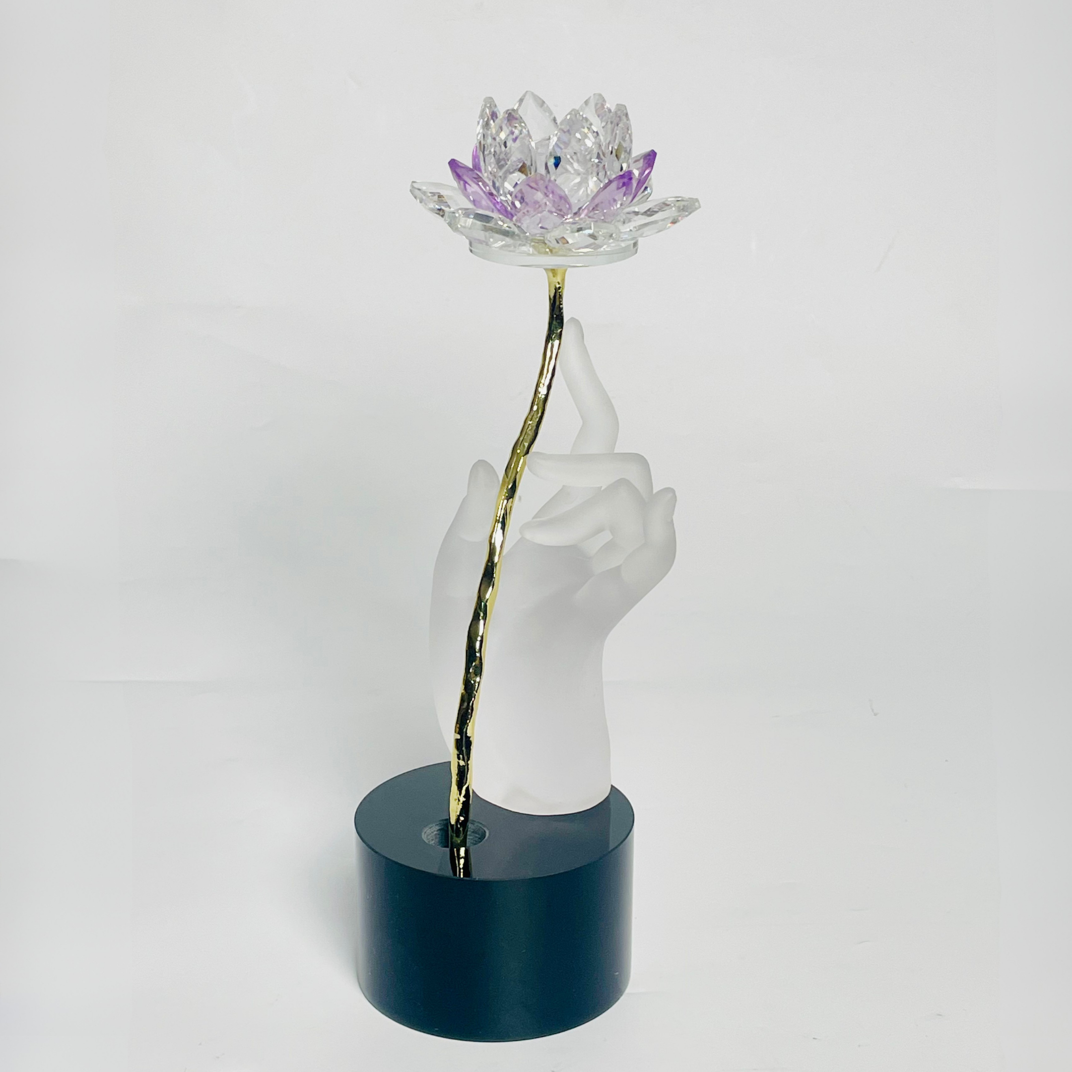 Divine Grace Lotus Art Showpiece