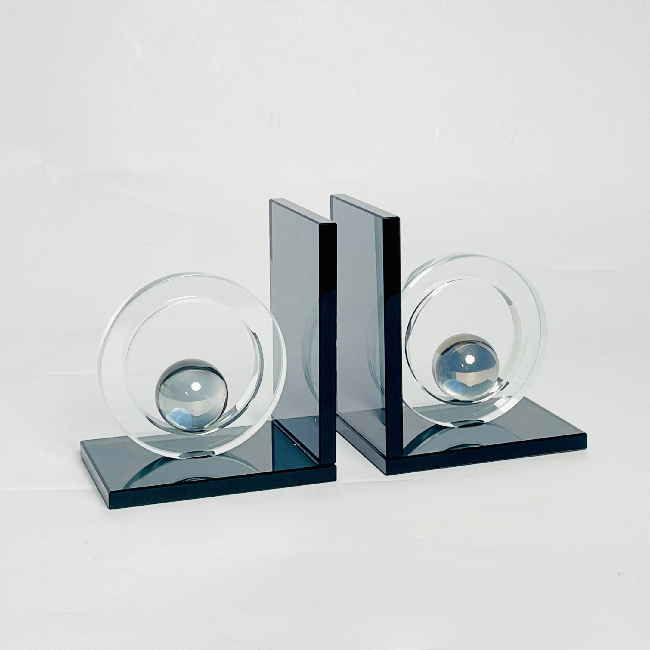 Crystal Ball Bookend Showpiece