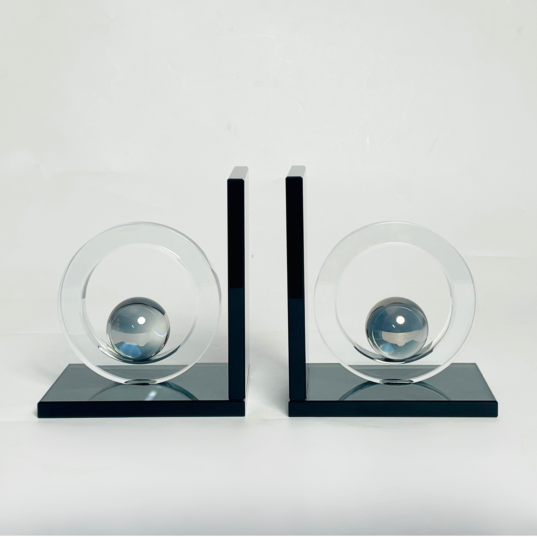 Crystal Ball Bookend Showpiece