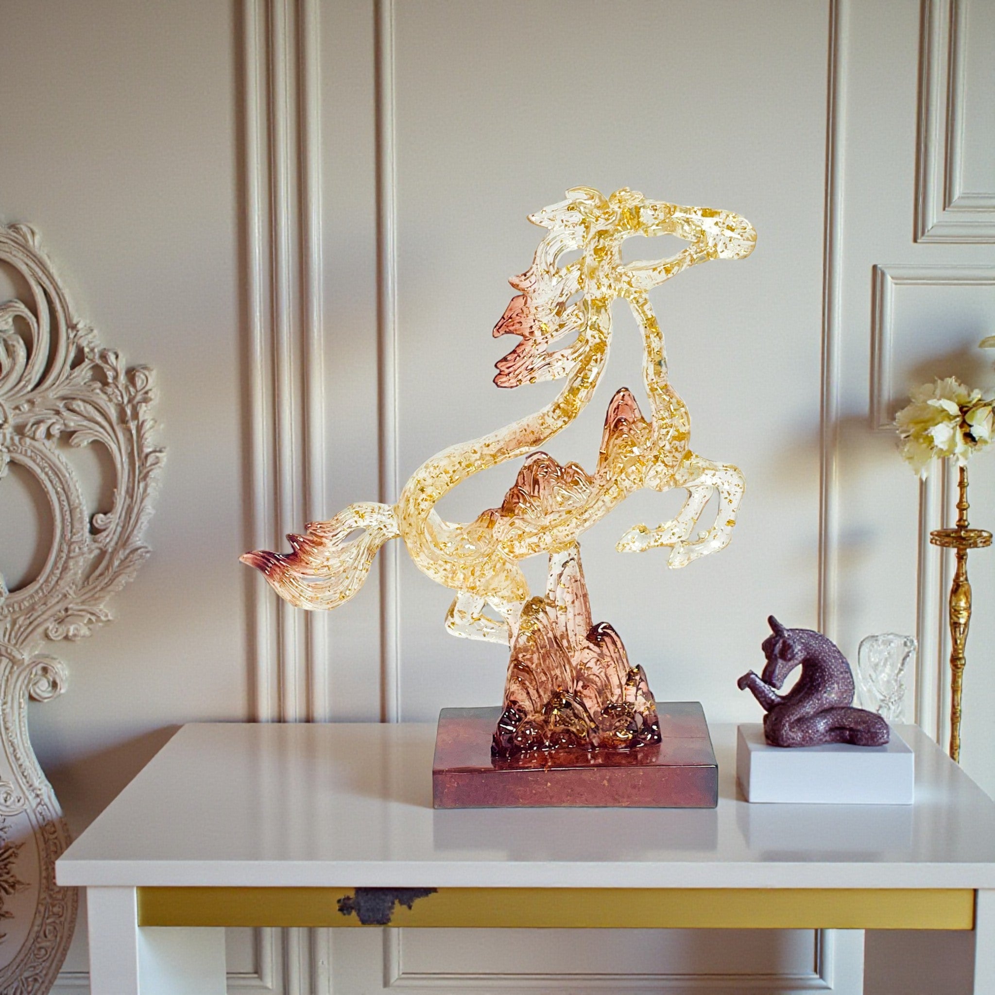 Majestic Horse Crystal Showpiece