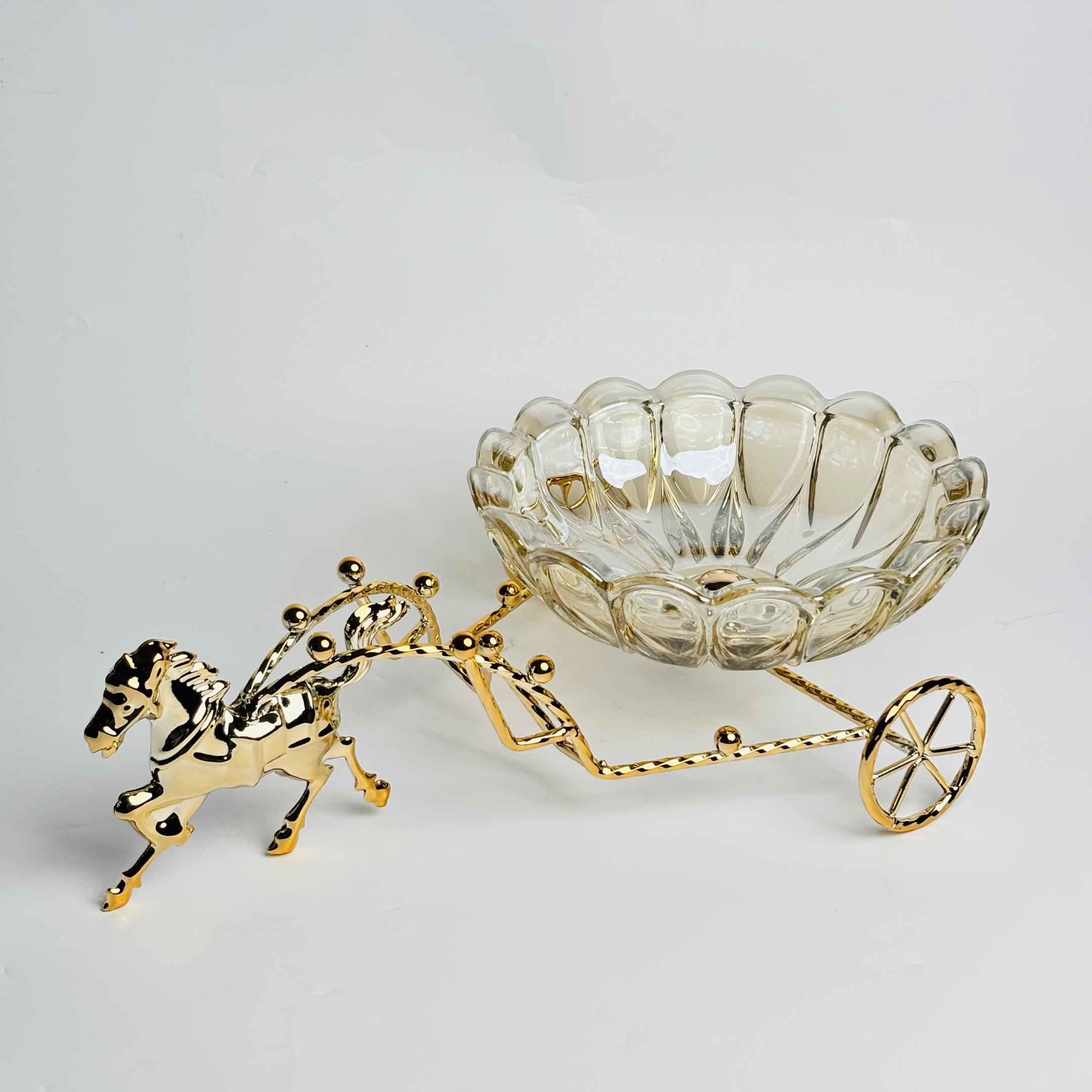 Majestic Horse Serving Bowl Decor