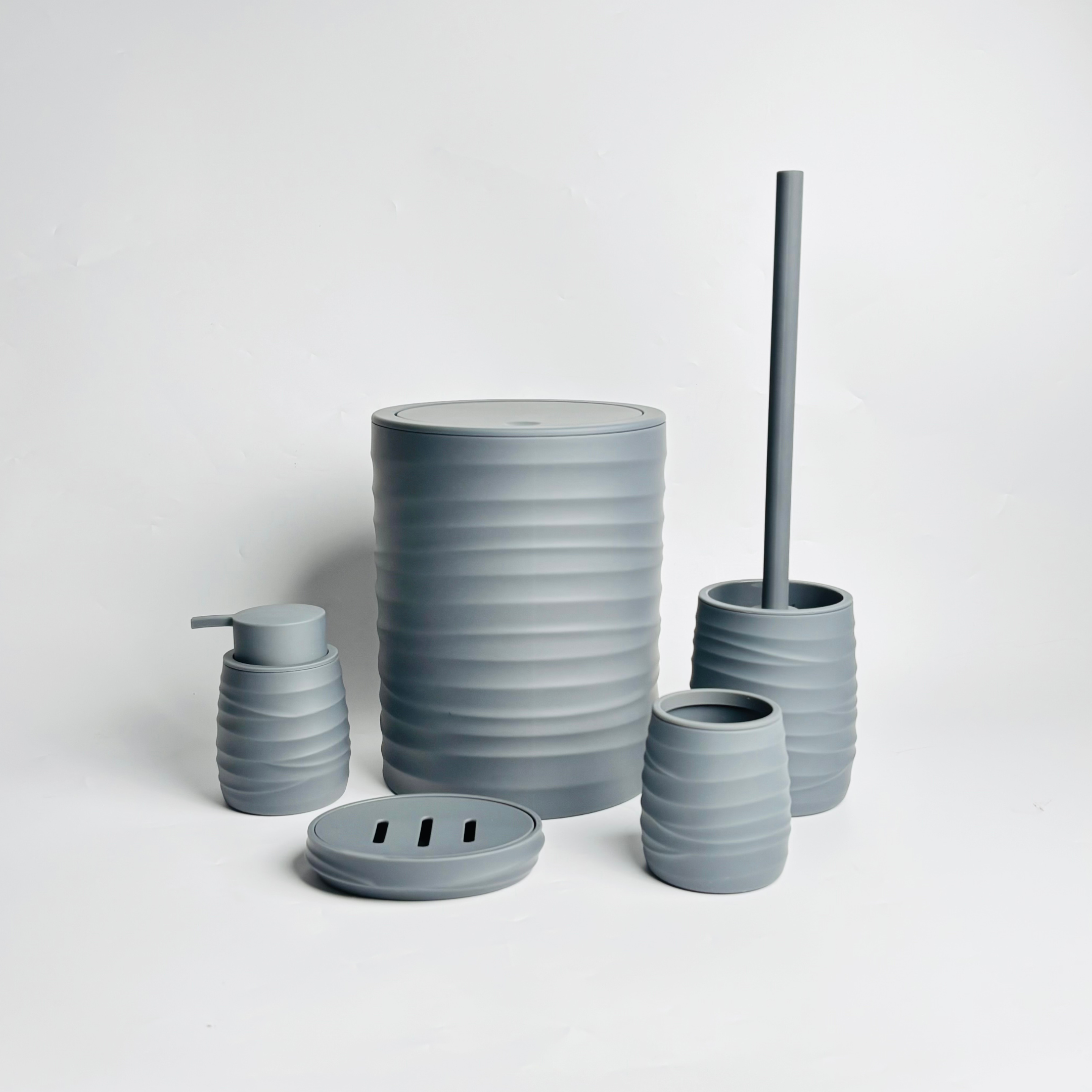 Royal Grey Finish 5Pc Bathroom Set