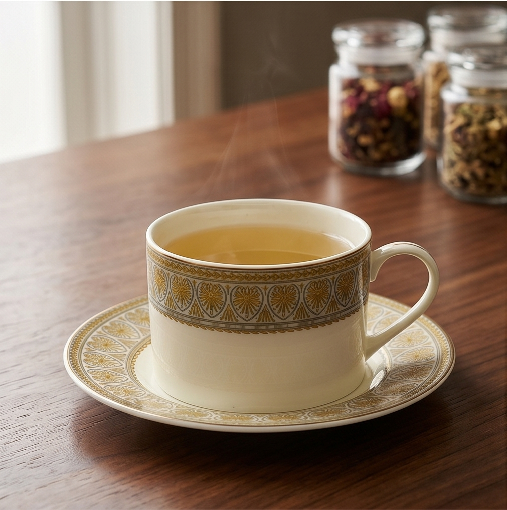 Pearl Cerulian Grandeur 12pc Tea Set