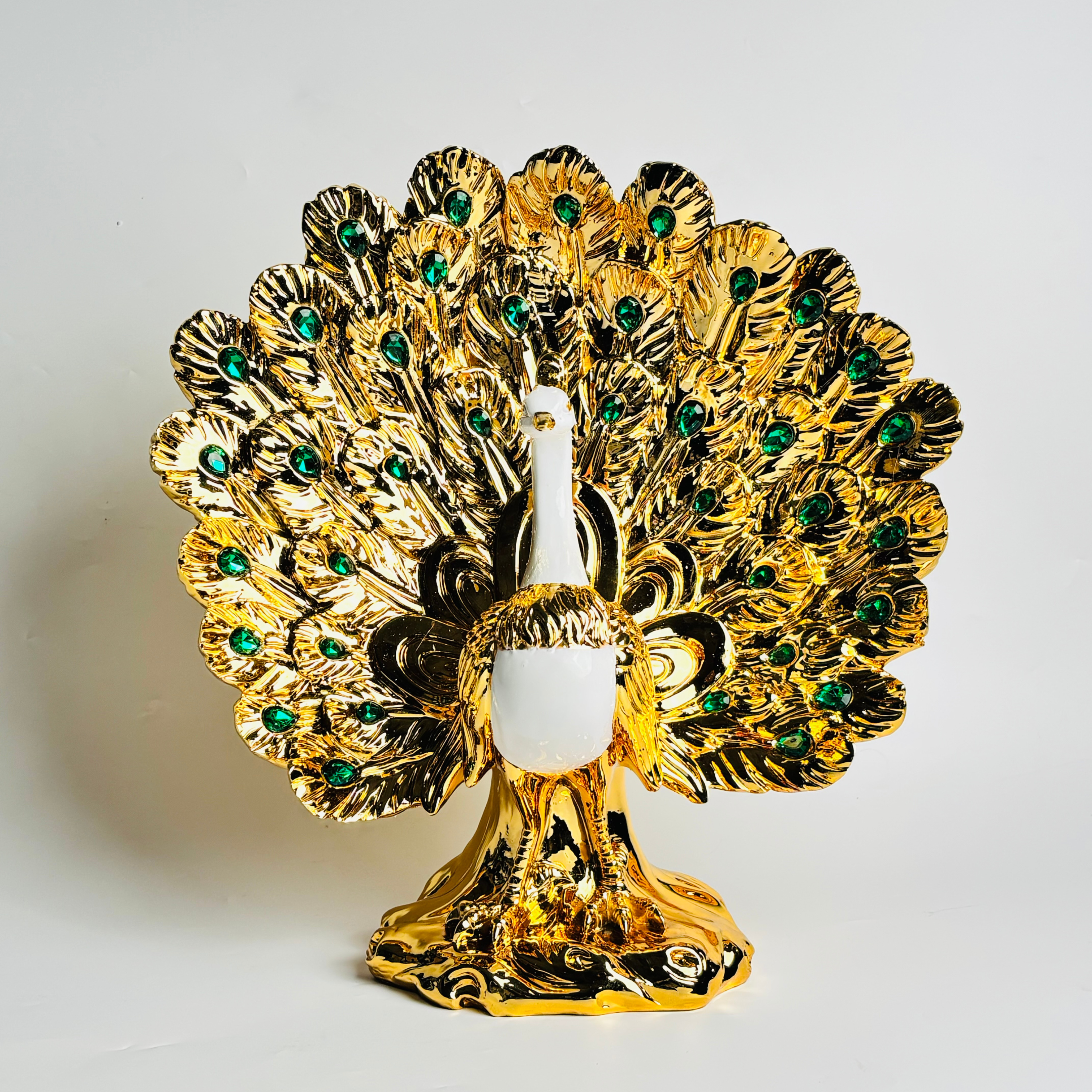 Blooming Peacock Showpiece